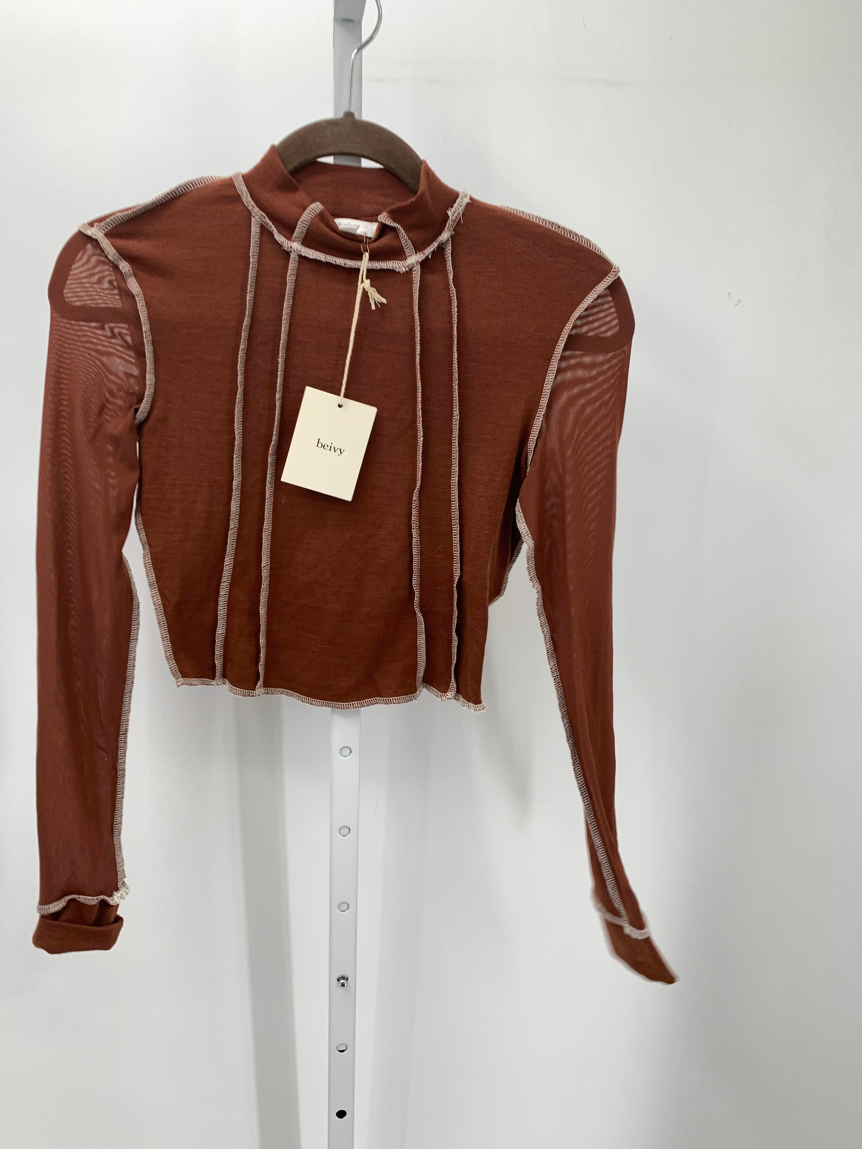 Size Small Juniors Long Sleeve Shirt
