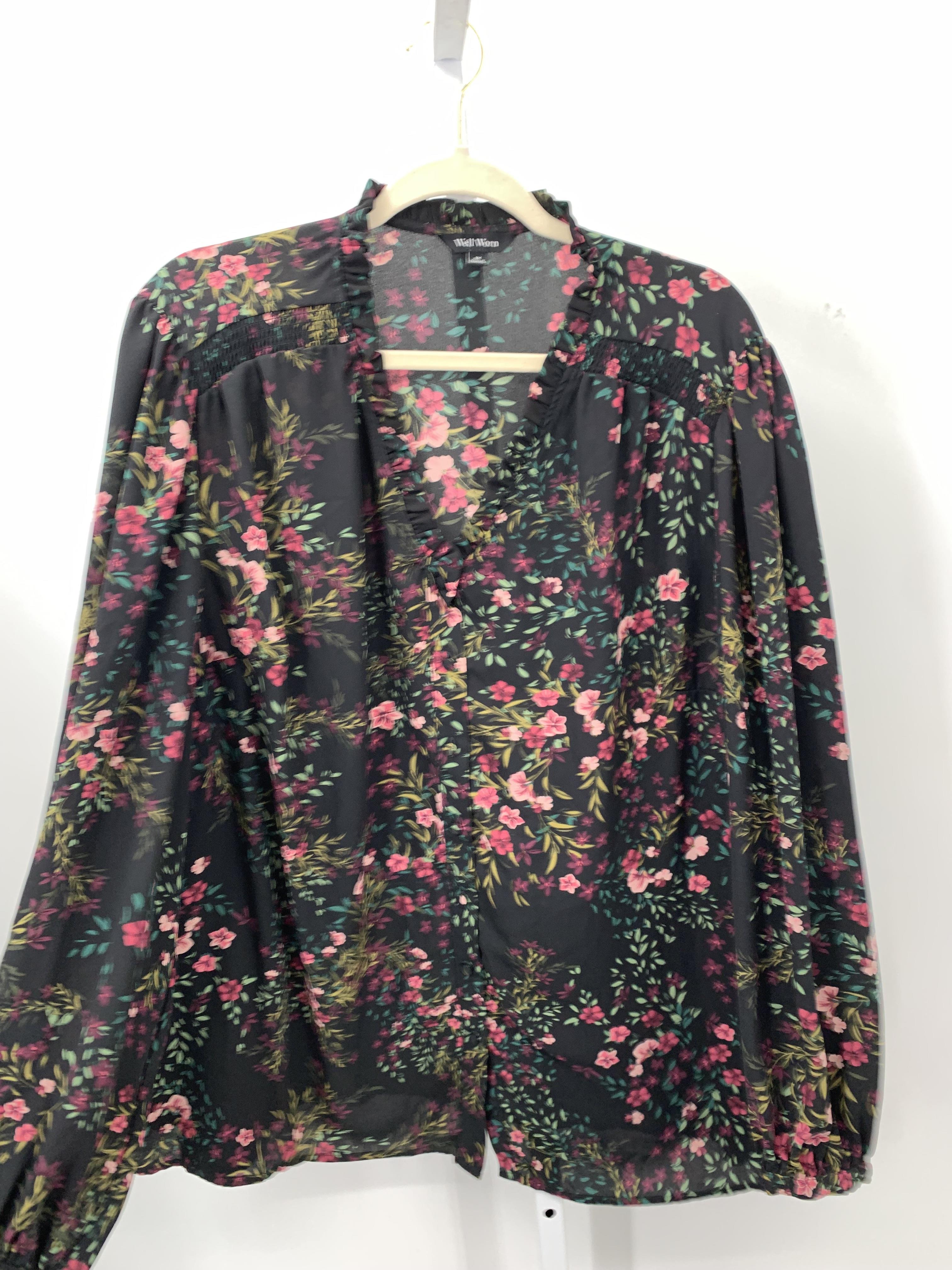Size 3X Womens Long Sleeve Shirt