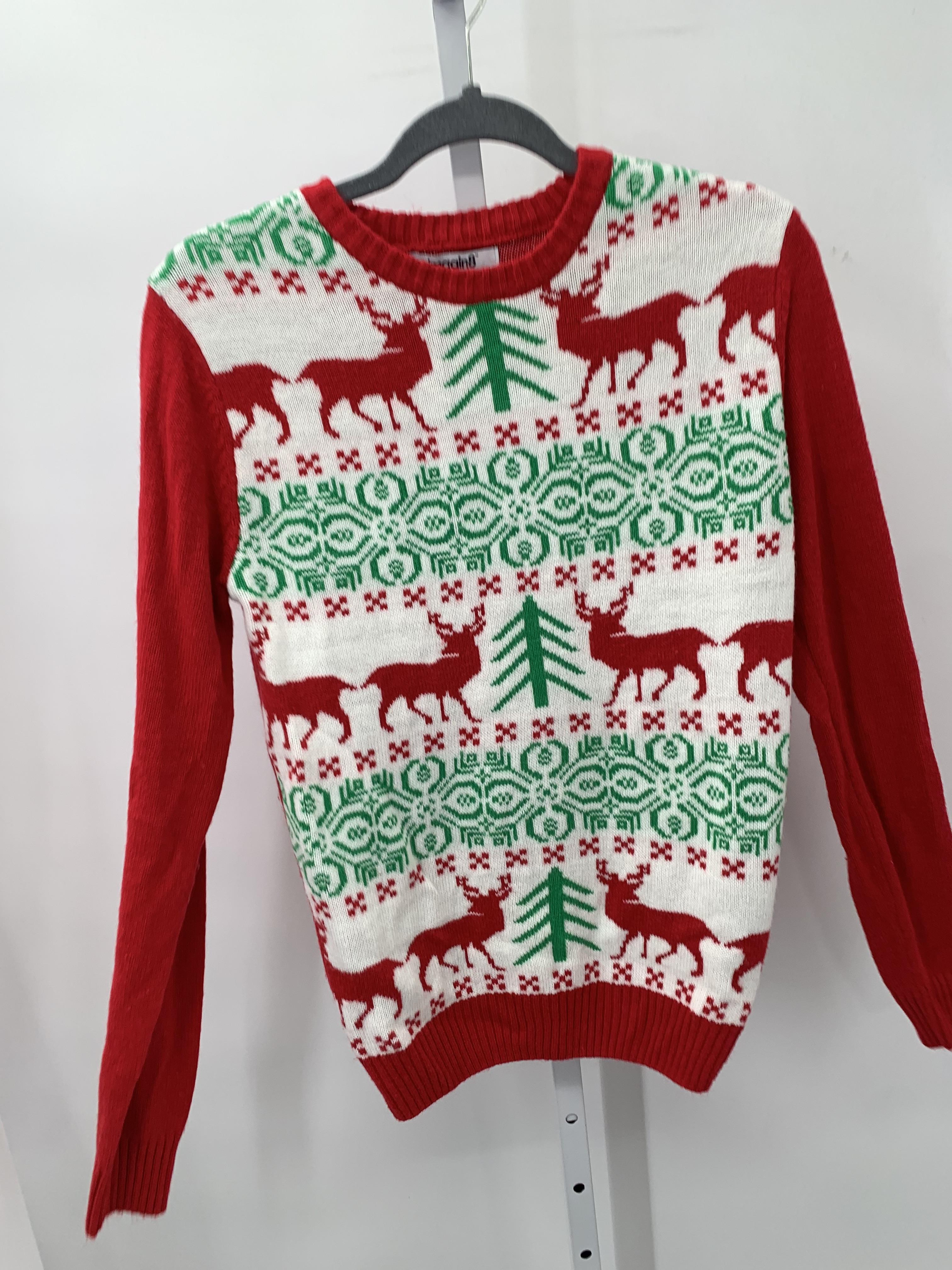 LONG SLV SWEATER REINDEER.