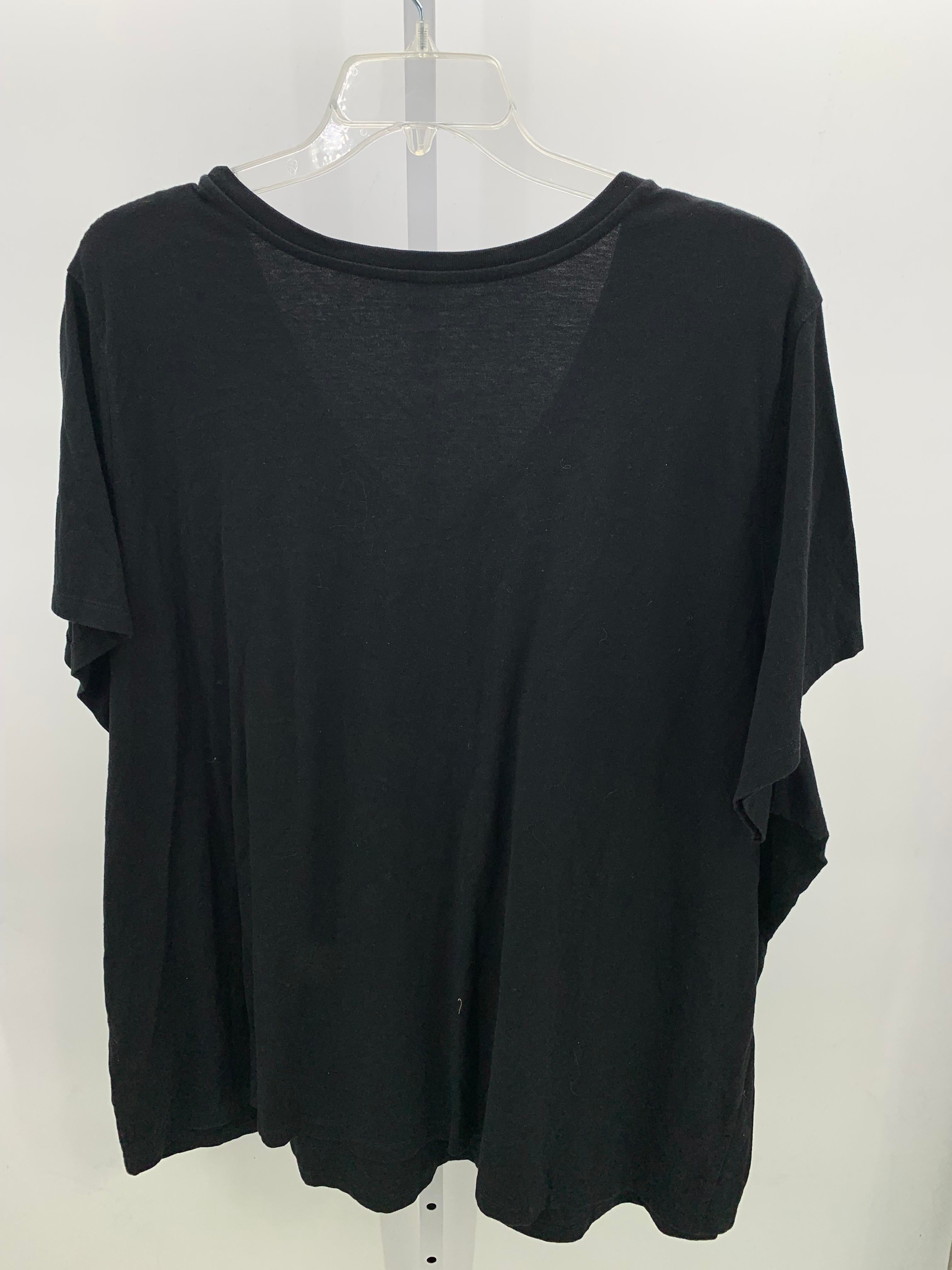Woman Within Size 4X Womens Short Sleeve Shirt