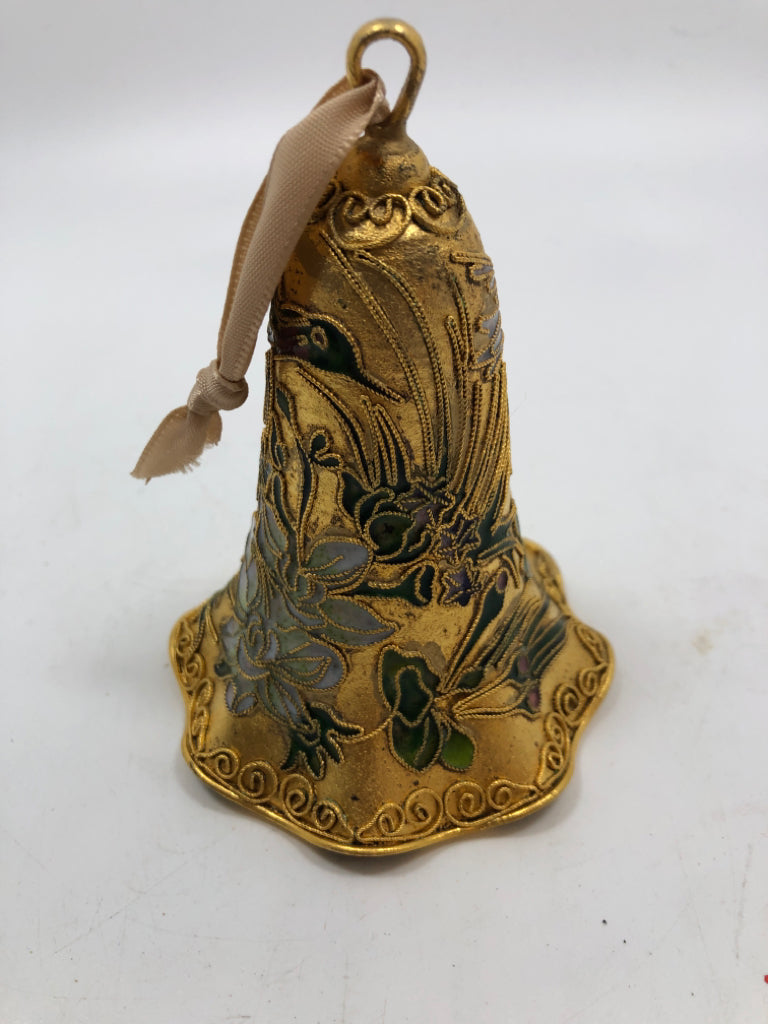 HUMMINGBIRD ENAMEL OVER METAL BELL.