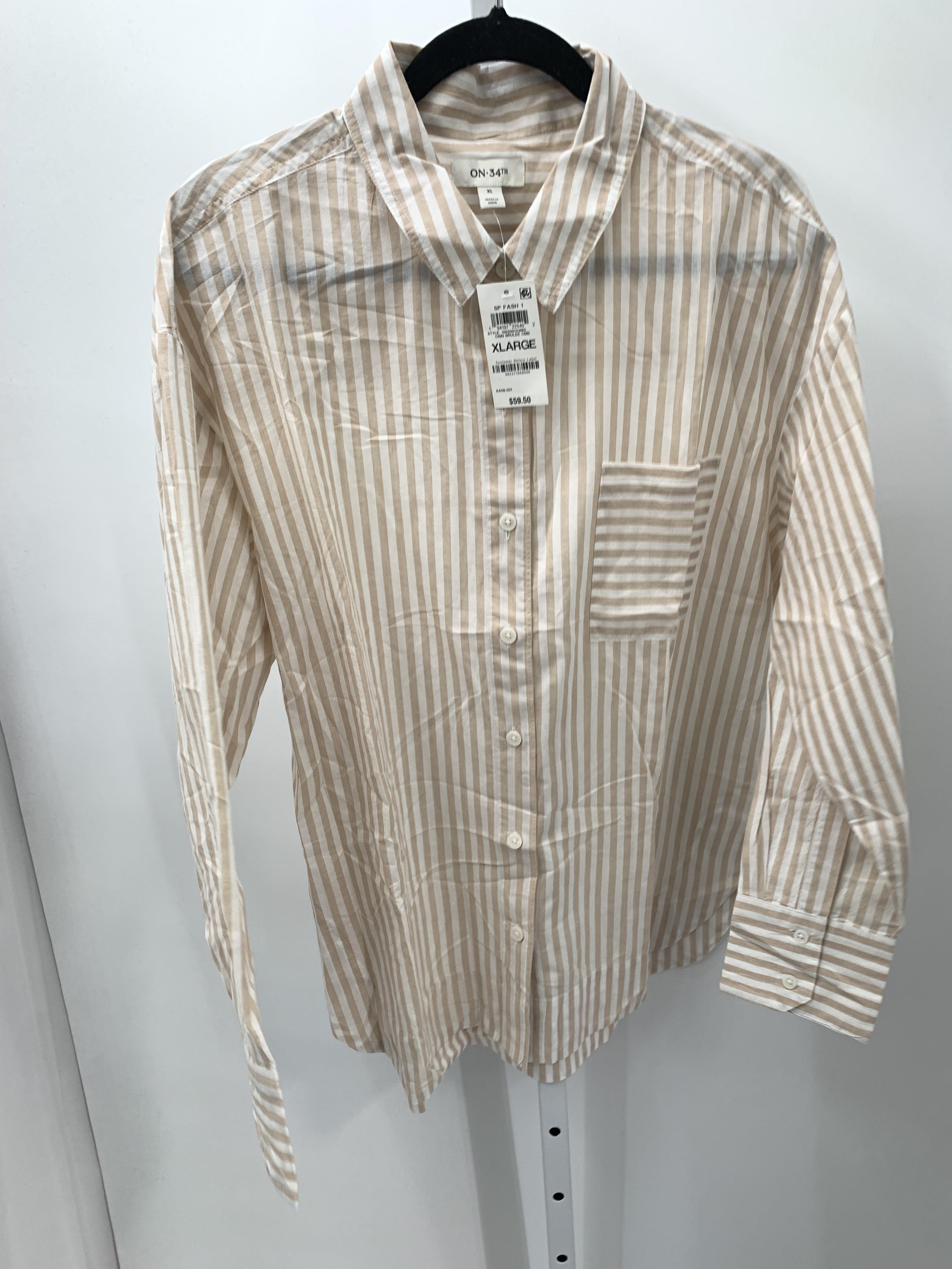 Size Extra Large Misses Long Sleeve Shirt