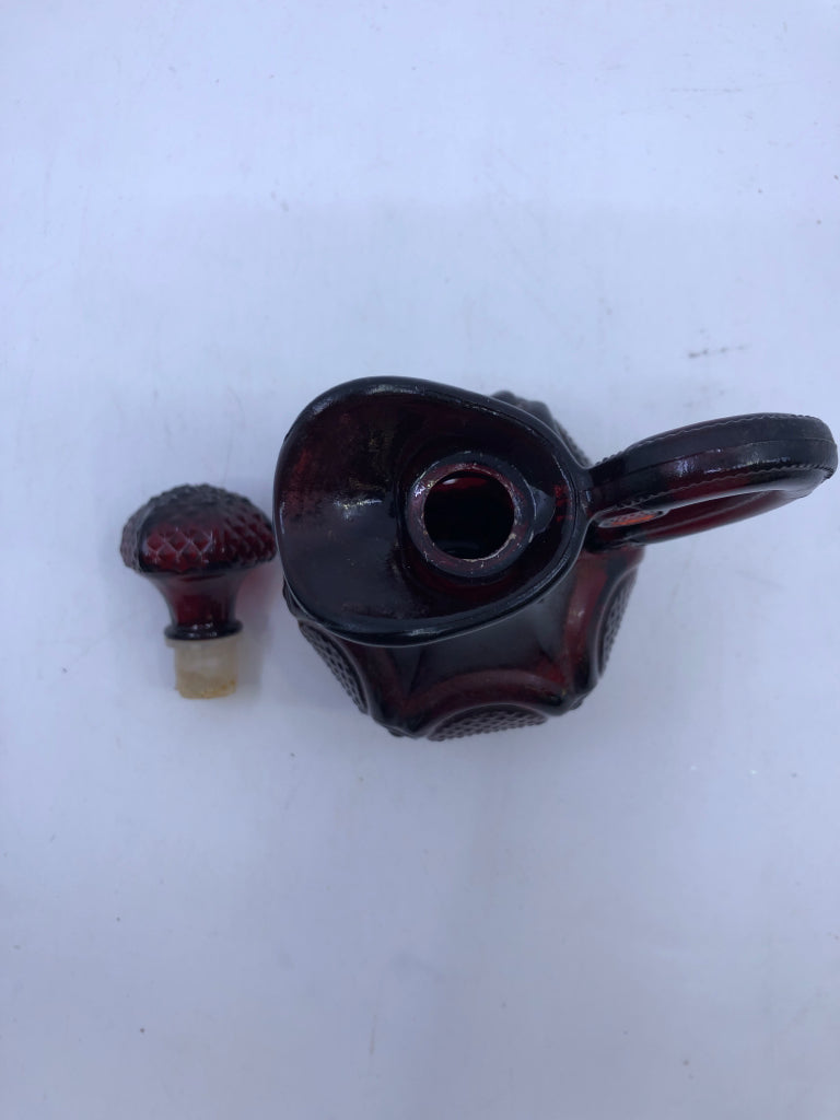 CRANBERRY OIL DISPENSER.