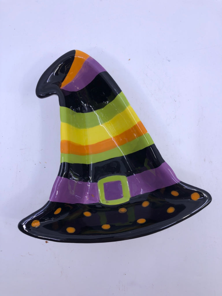WITCH HAT CERAMIC DISH.