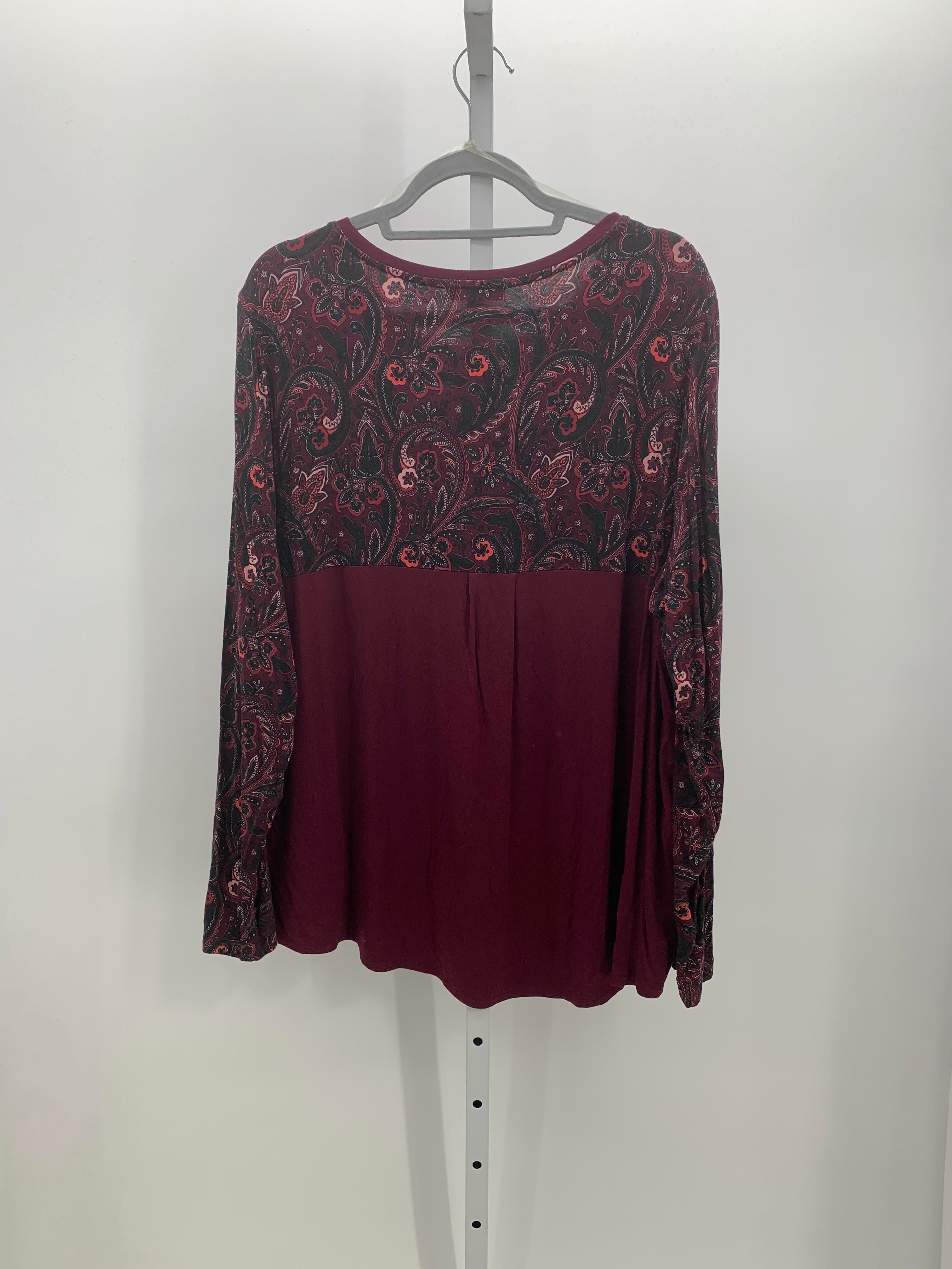 Dress Barn Size 2X Womens Long Sleeve Shirt