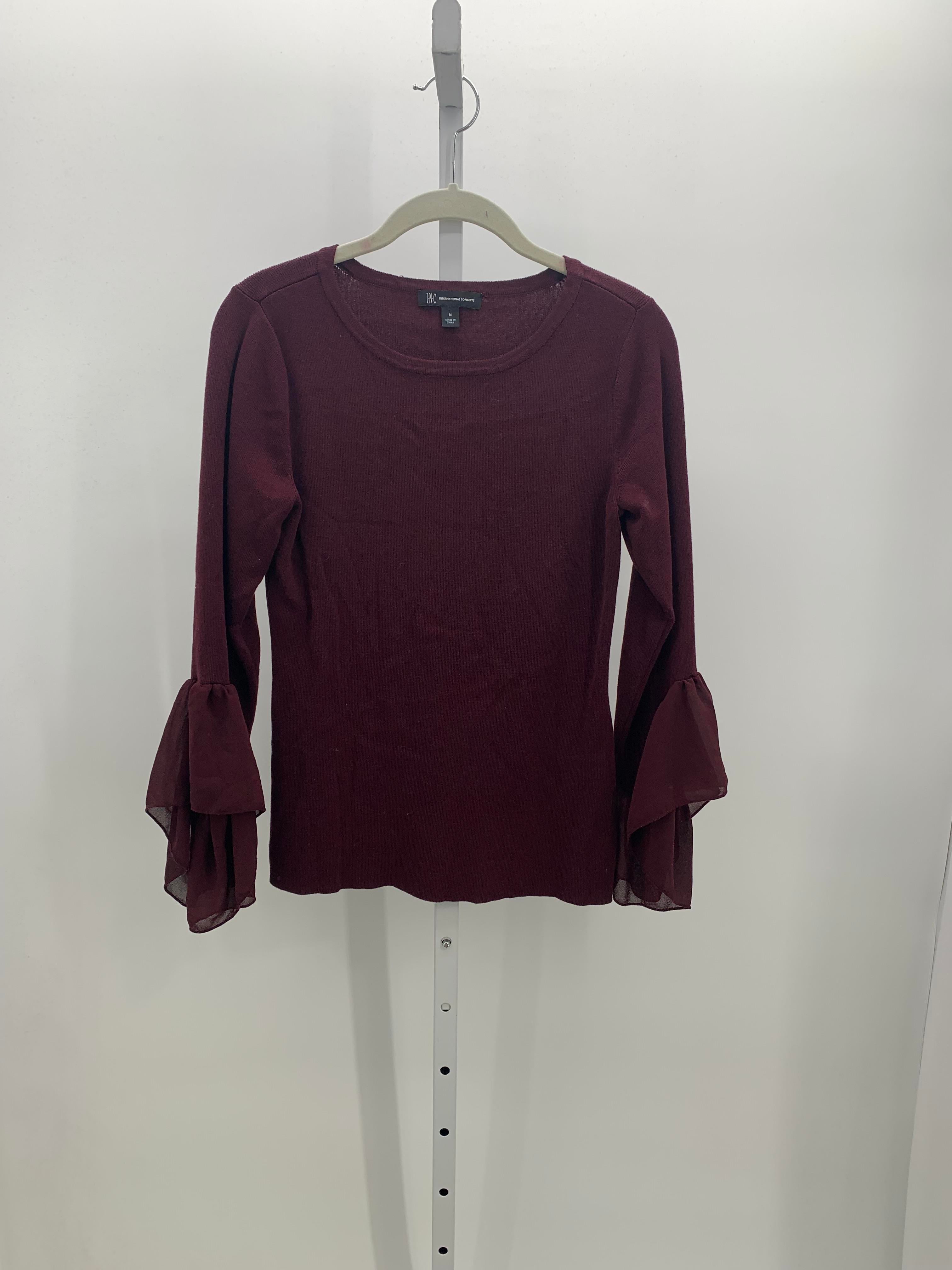 INC Size Medium Misses Long Slv Sweater