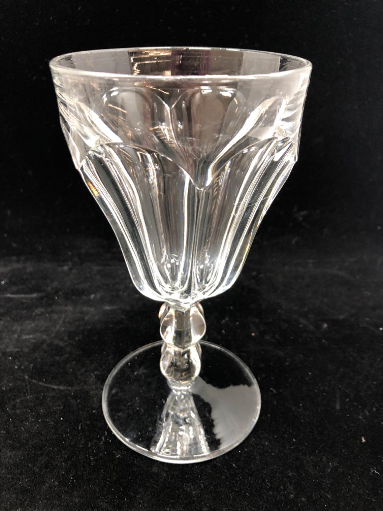 6 GLASS SUNDAE CUPS.
