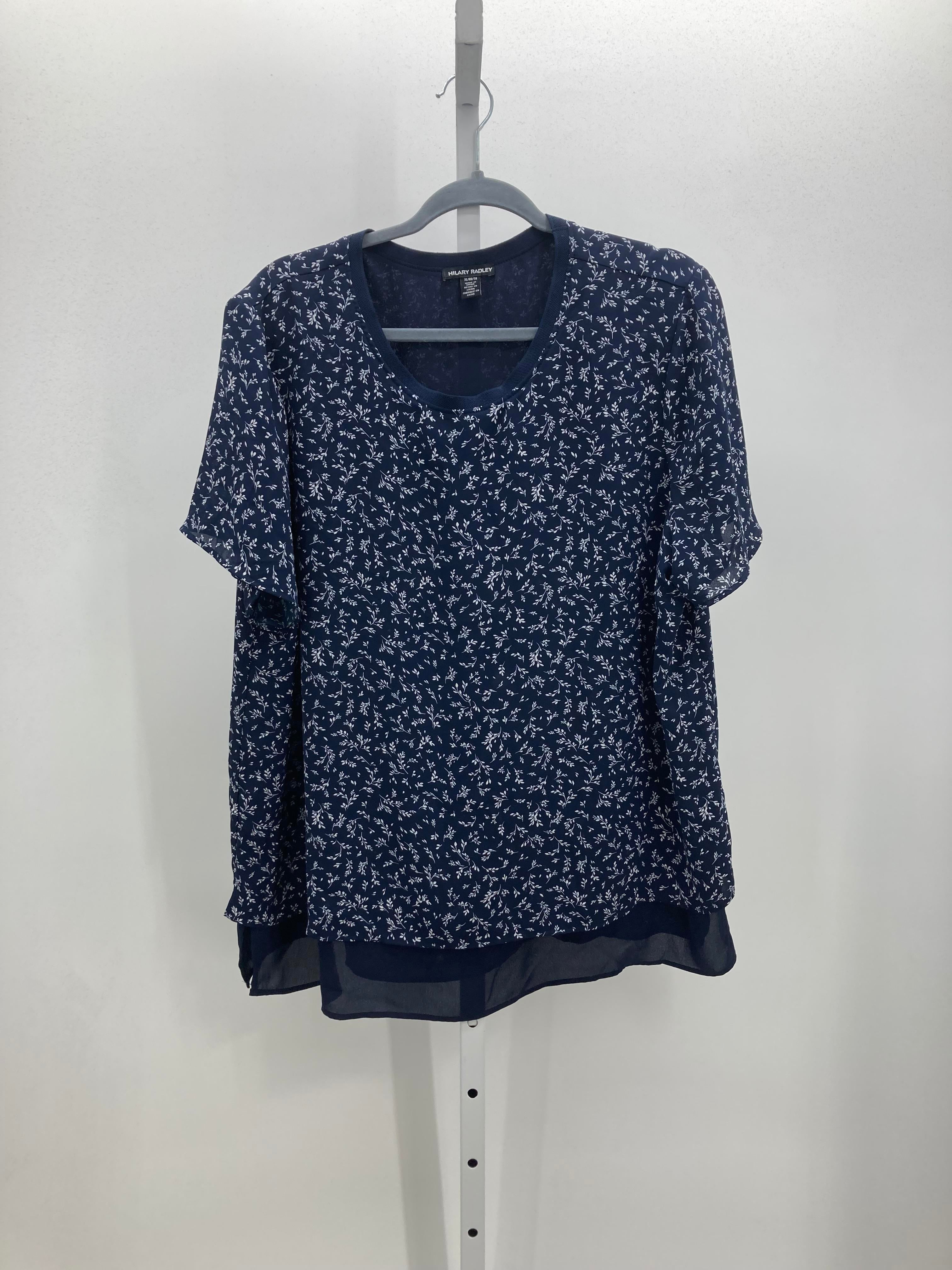 Size Extra Large Misses Short Sleeve Shirt