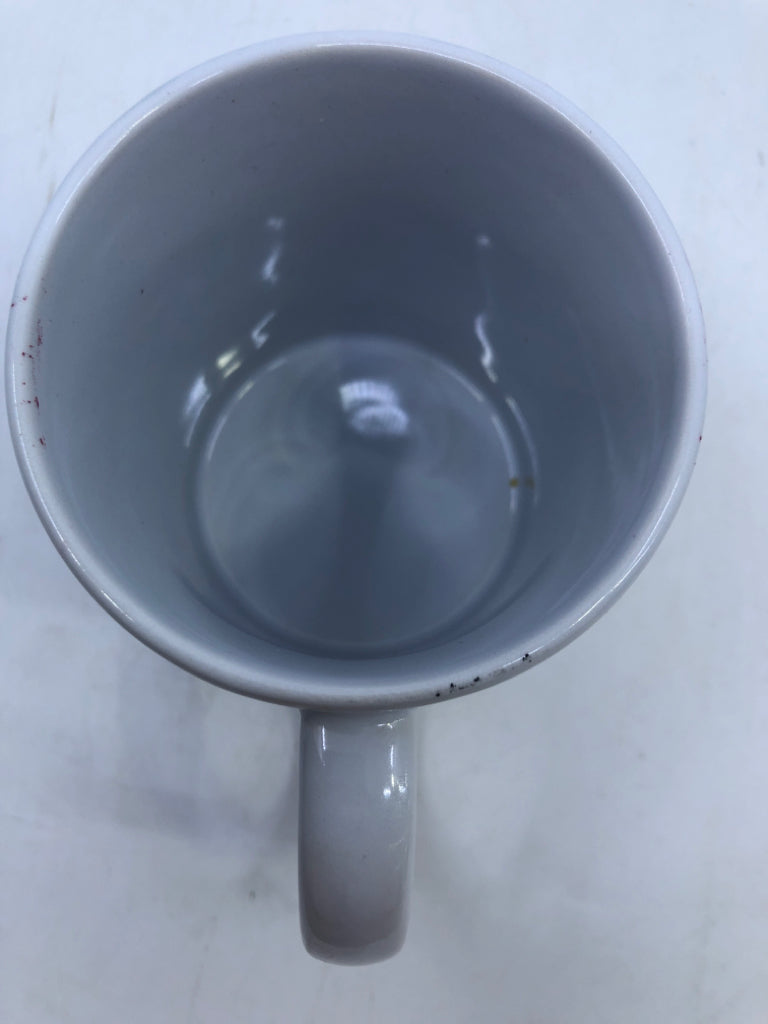 WHITE COFFEE ADDICT MUG.