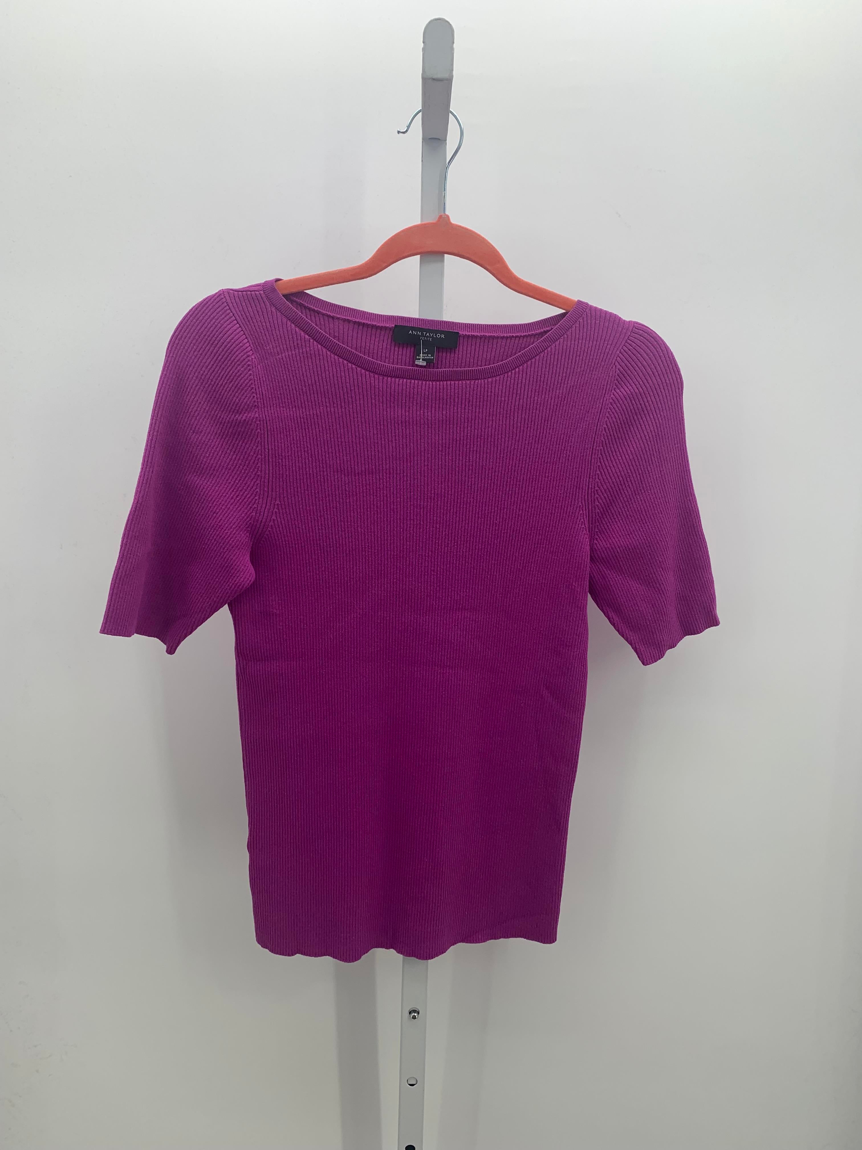 Ann Taylor Size Large Petite Petite Short Sleeve Shirt