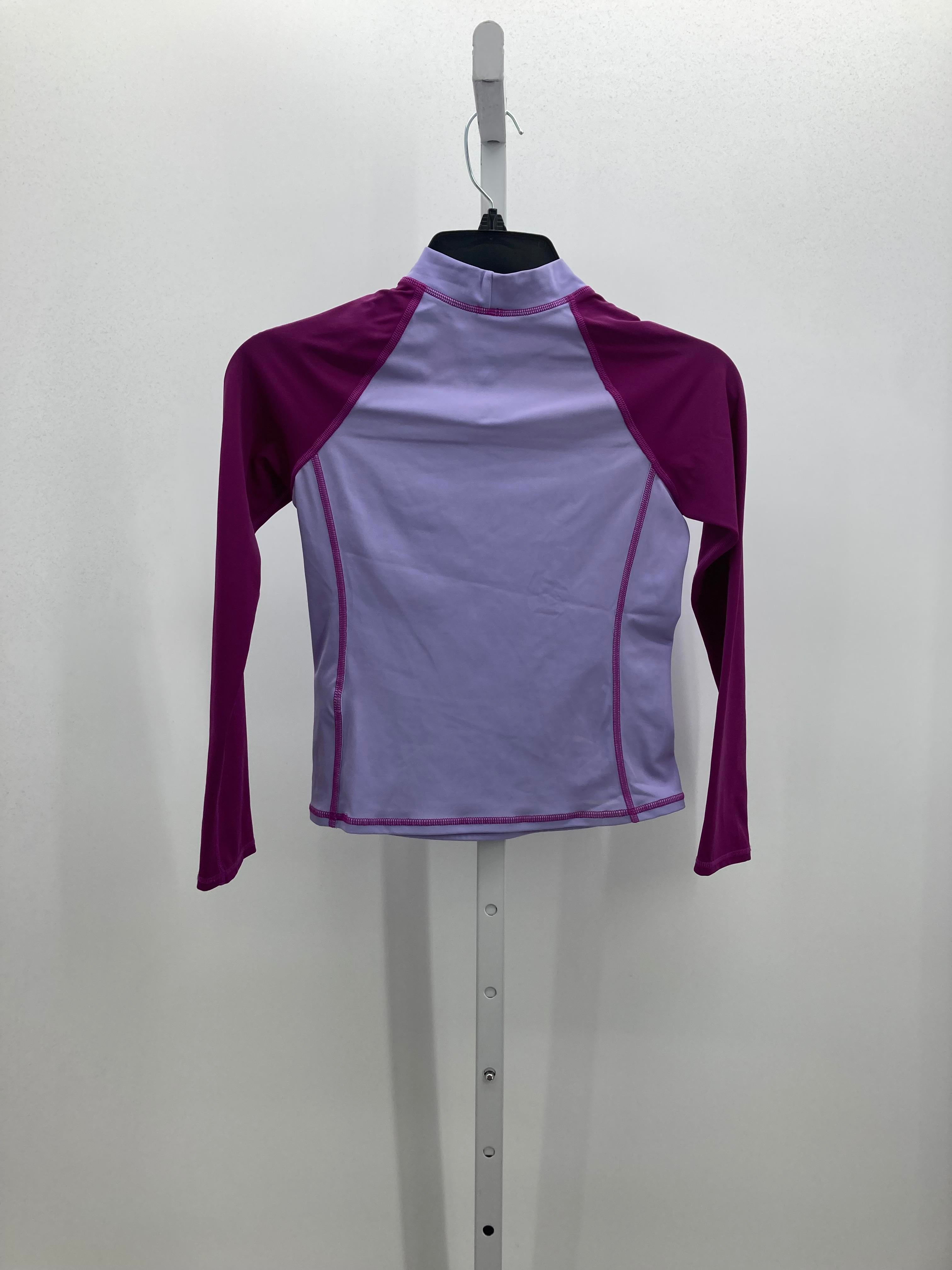 Lands End Size 7-8 Girls Swim Shirt