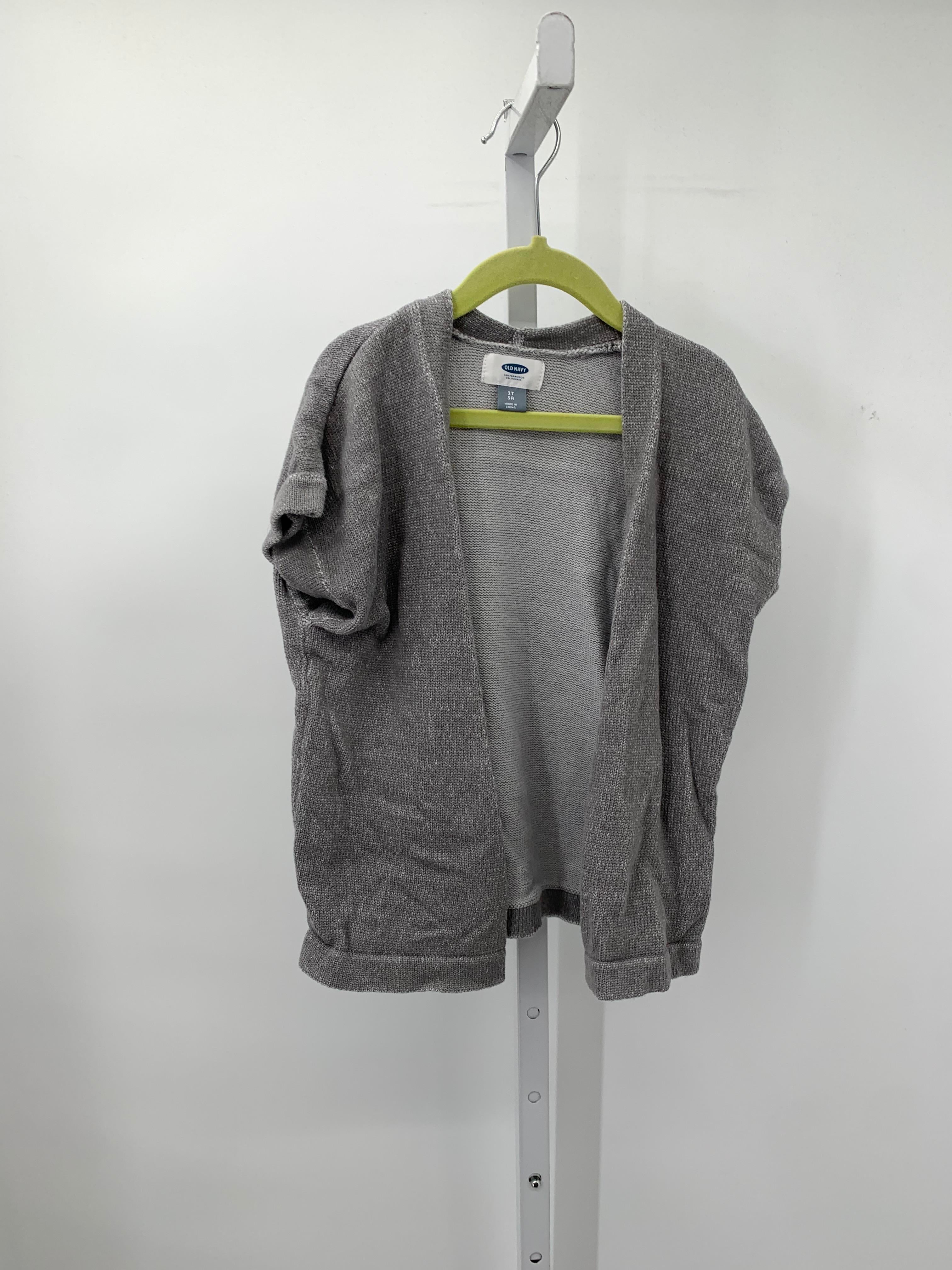 Old Navy Size 3T Girls Short Sleeve Sweater
