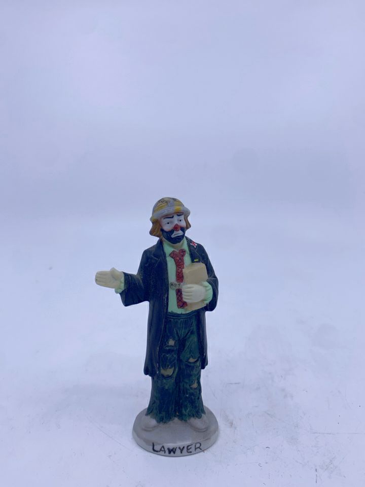 SAD CLOWN IN BLACK CLOTHES- EMMET KELLY.