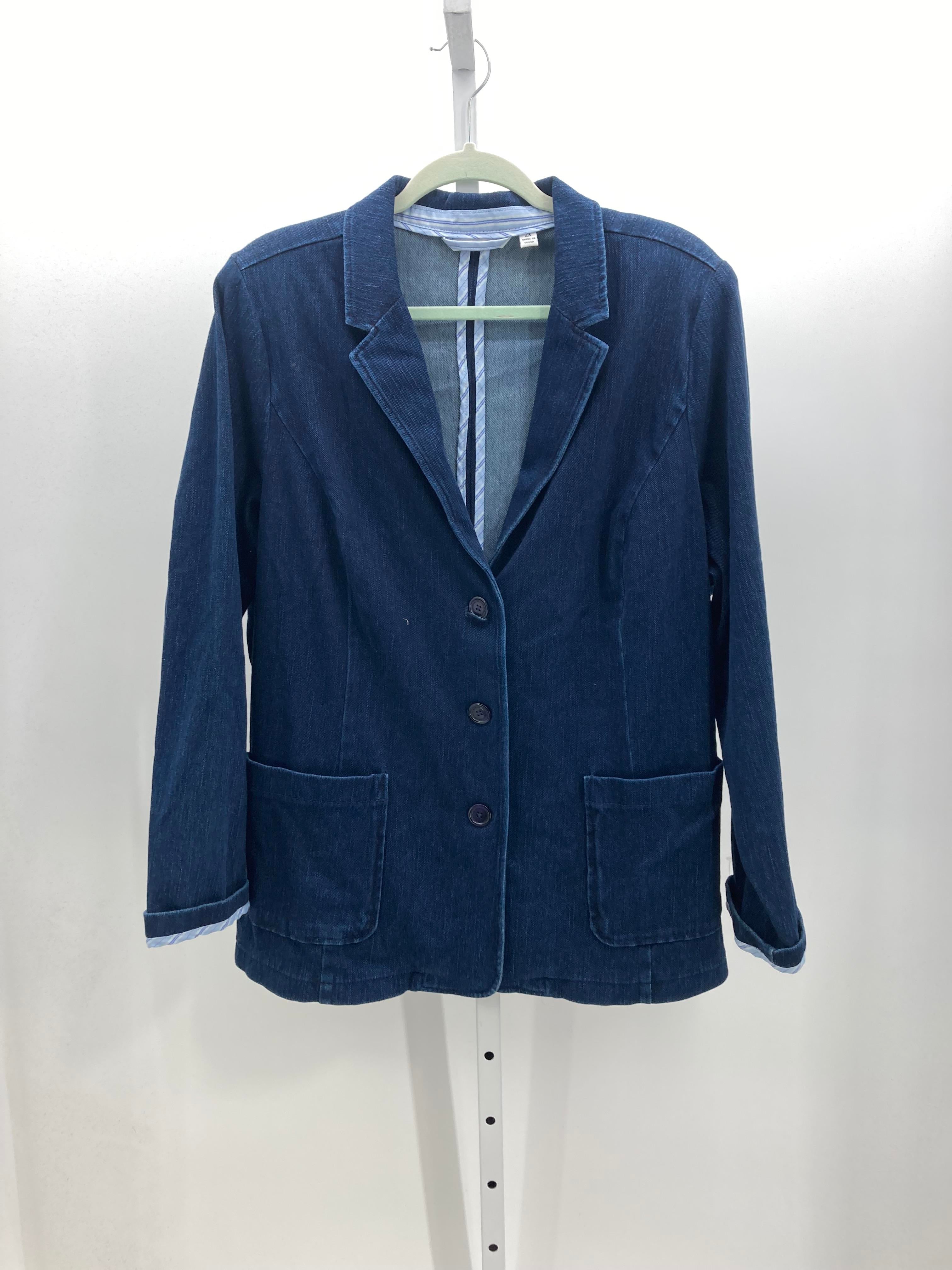 Isaac Mizrahi Size 2X Womens Blazer