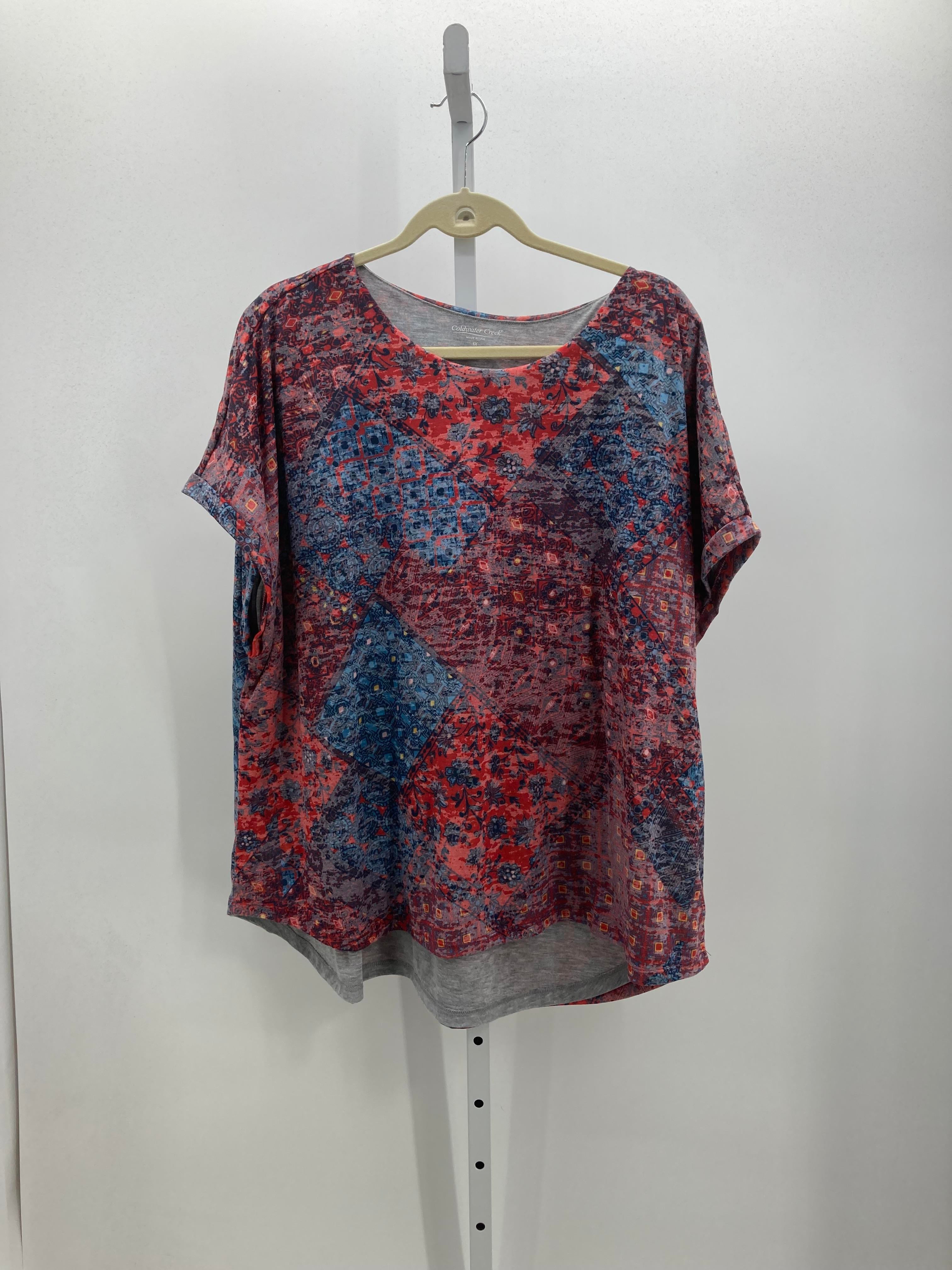 Coldwater Creek Size 3X Womens Short Sleeve Shirt
