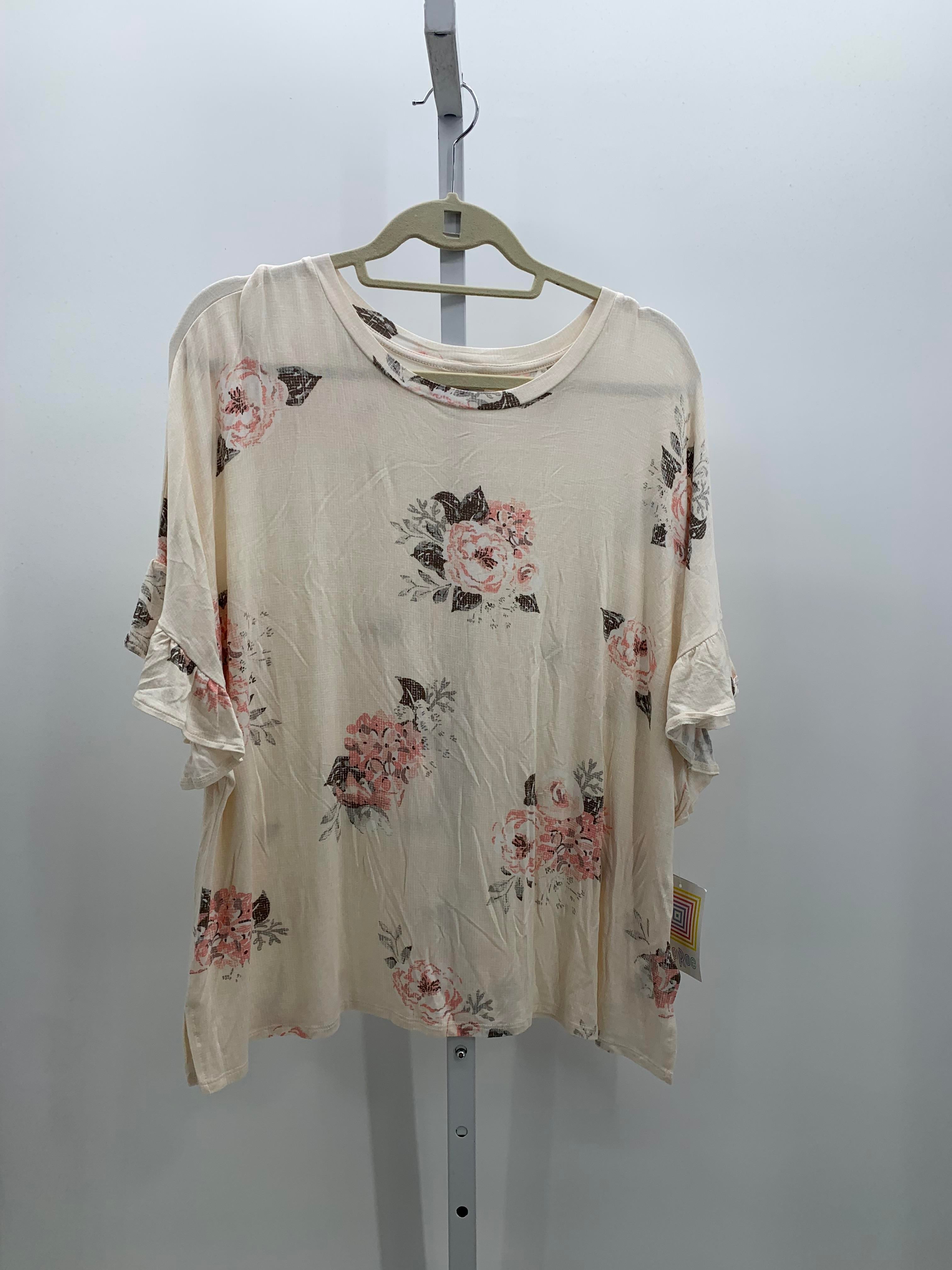 Lularoe Size Extra Large Misses Short Sleeve Shirt