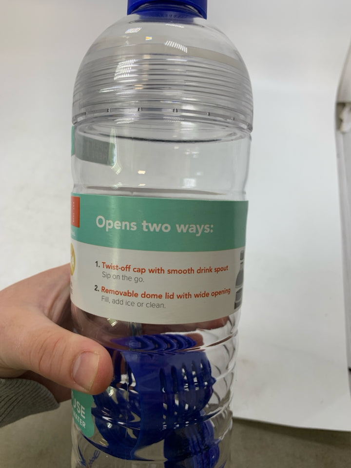 NEW 2 WAY WATER VESSEL DRINK BOTTLE.