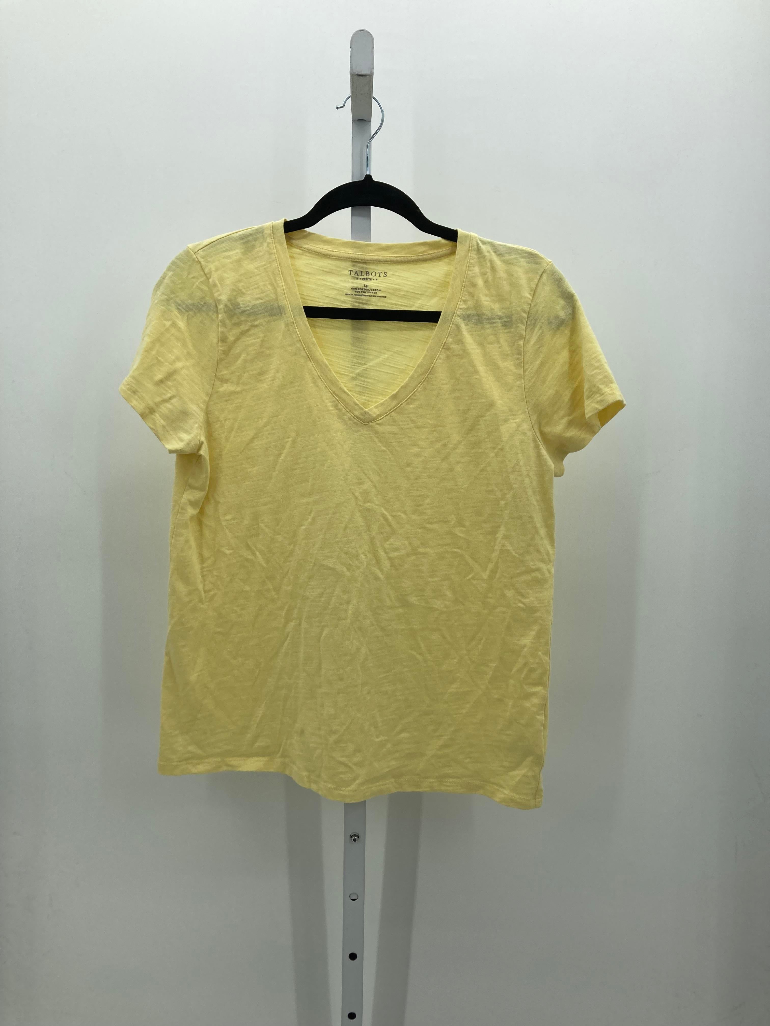 Talbots Size Large Petite Petite Short Sleeve Shirt