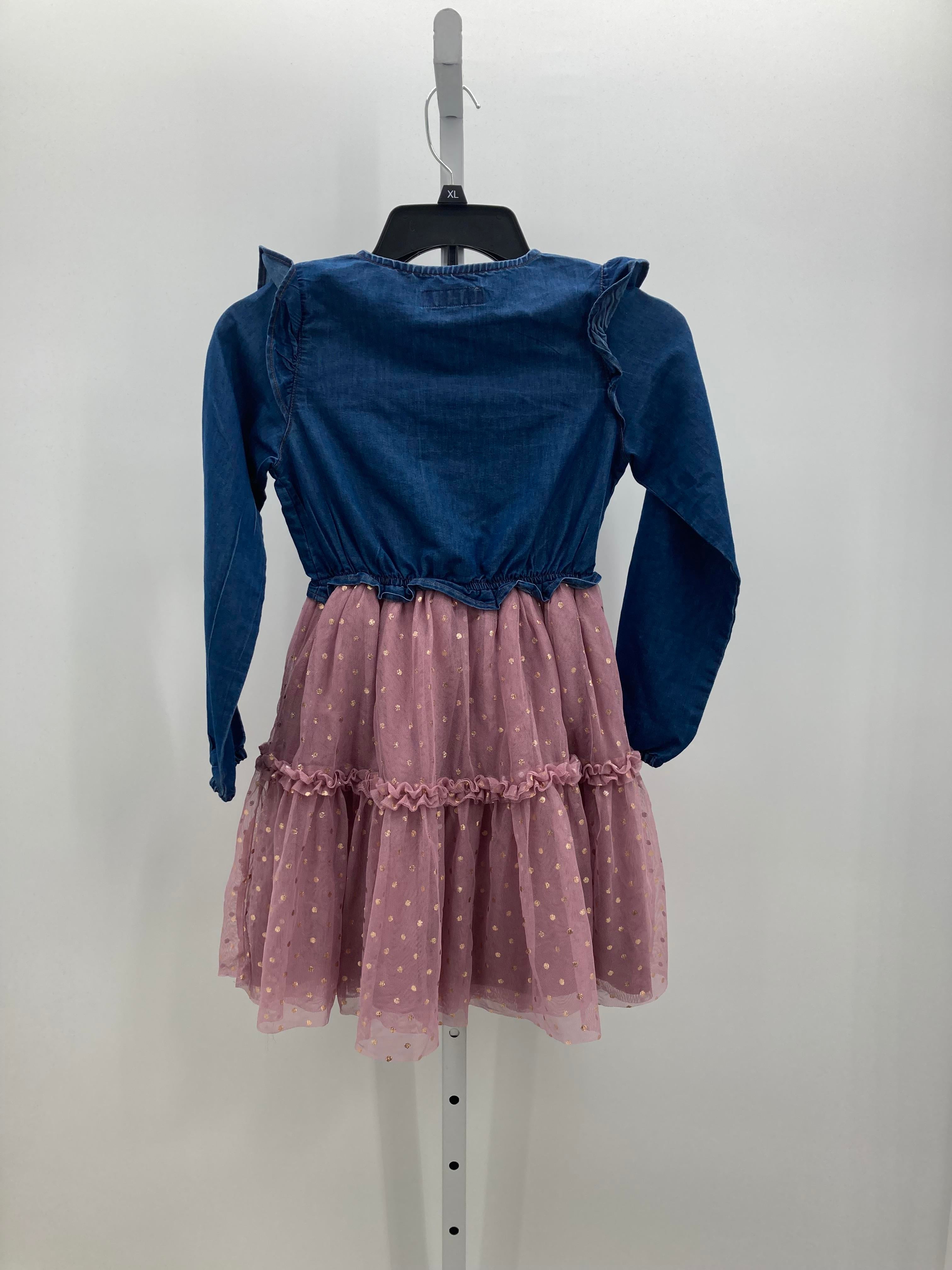 BCBG Size 8-10 Girls Long Sleeve Dress