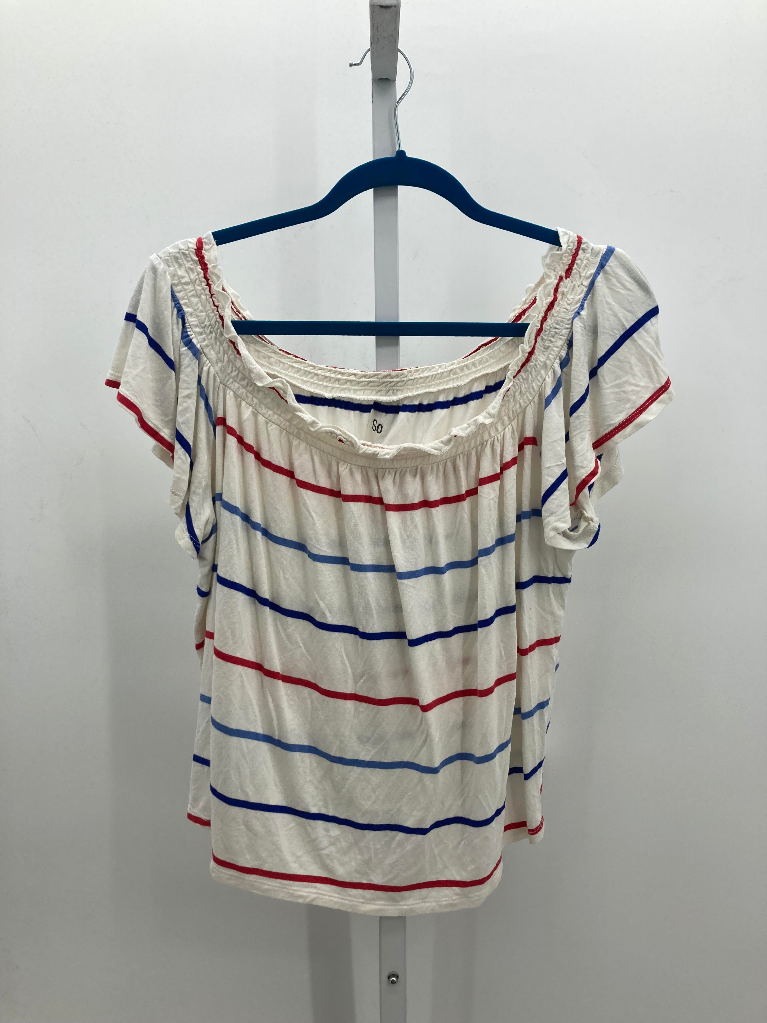 SO Size Large Misses Short Sleeve Shirt