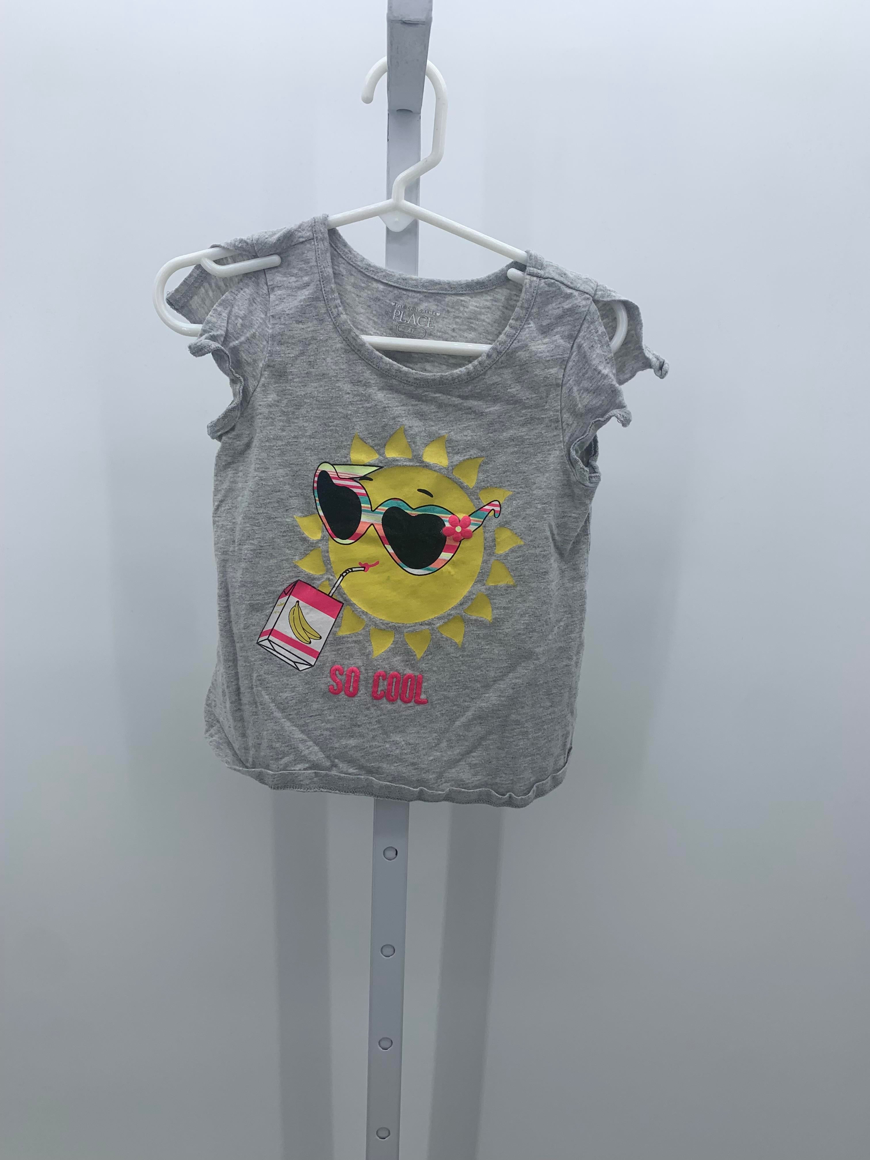 Children's Place Size 4T Girls Short Sleeve Shirt