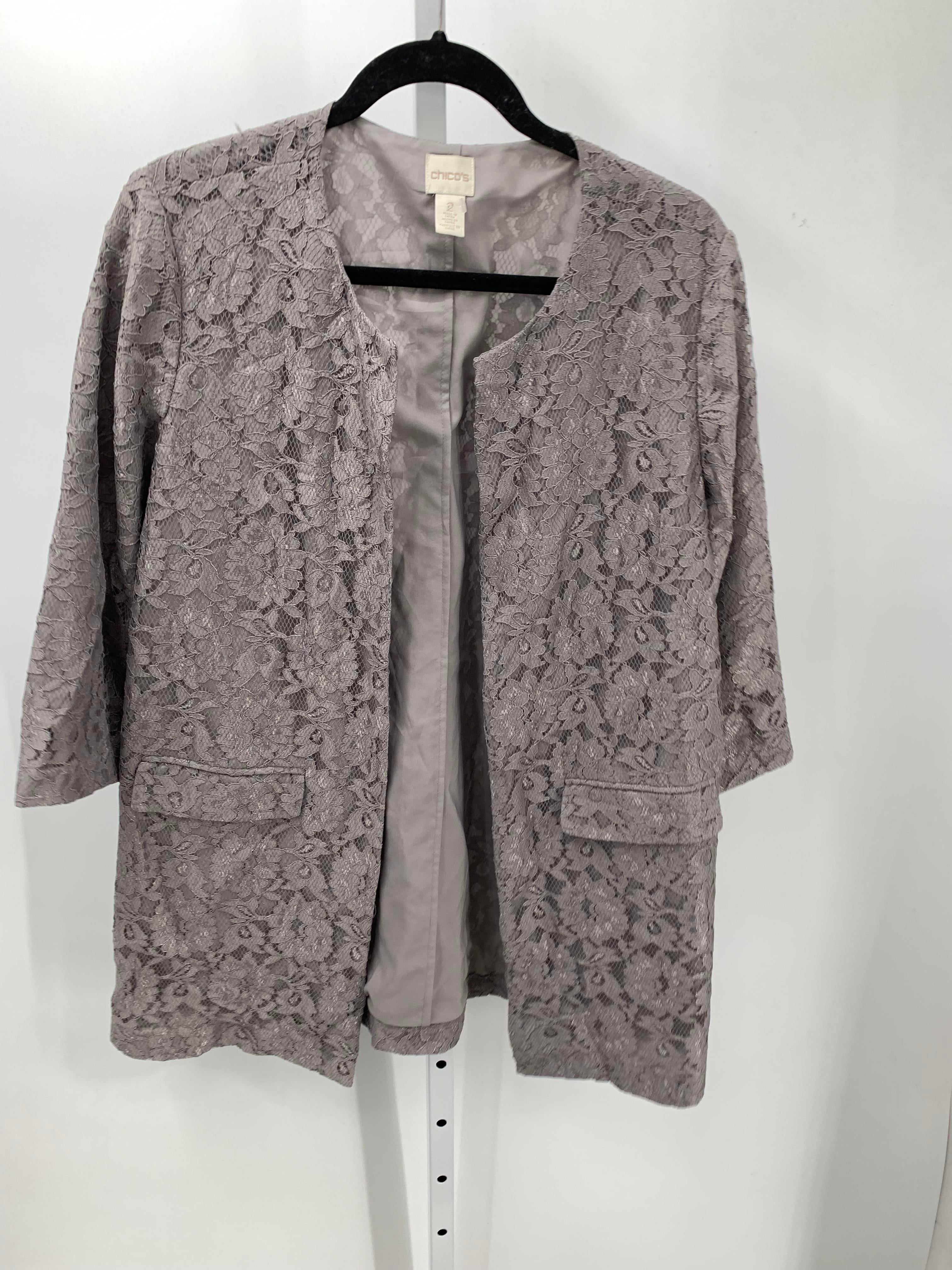 Chico's Size Medium Misses Lightweight Jacket