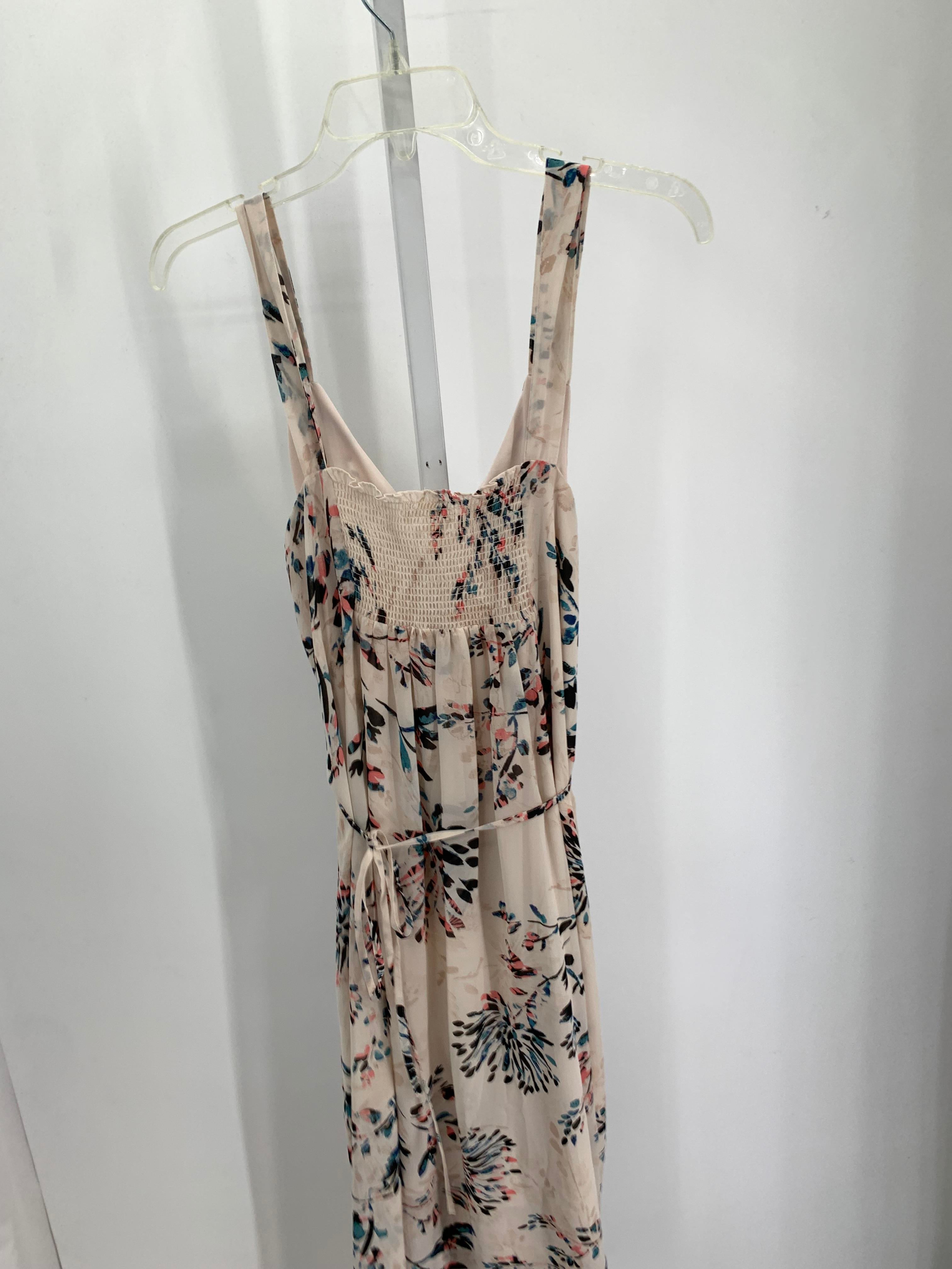 Motherhood Beige Size Large Maternity Sleeveless Dress