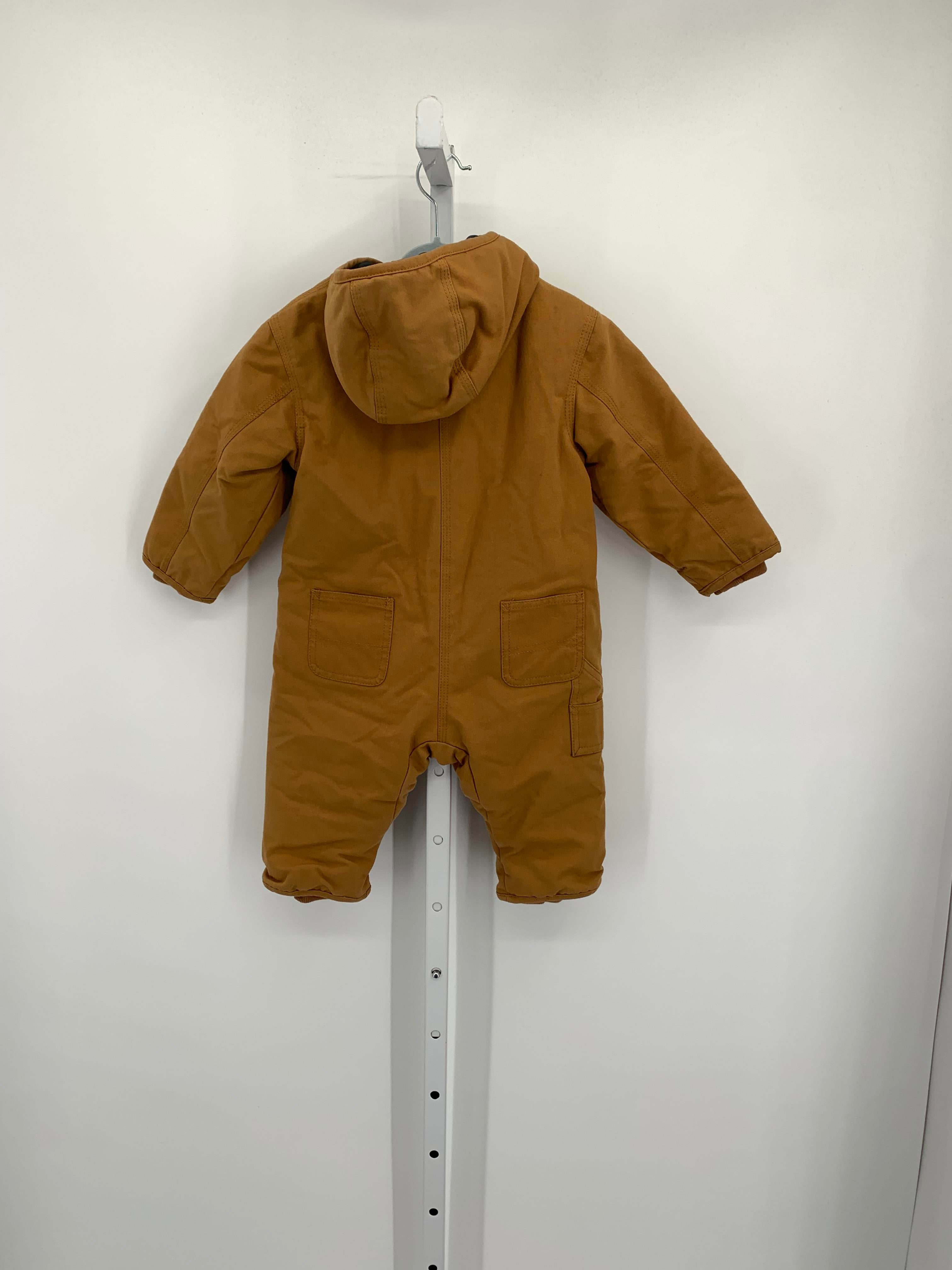 HOODED ZIP CANVAS SNOW SUIT