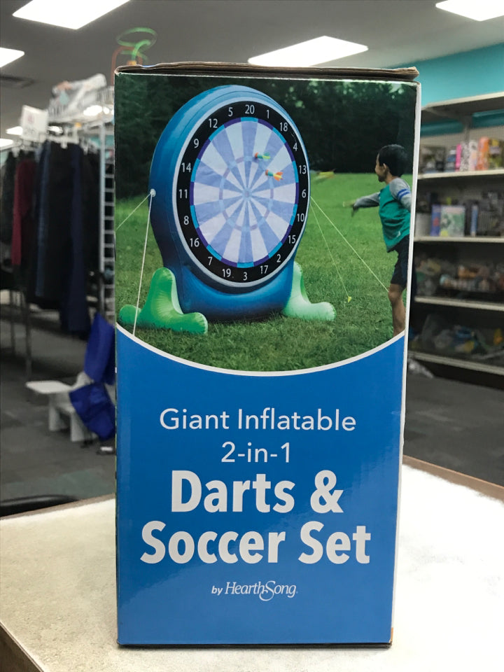 Hearthsong 2-in-1 Darts & Soccer Set
