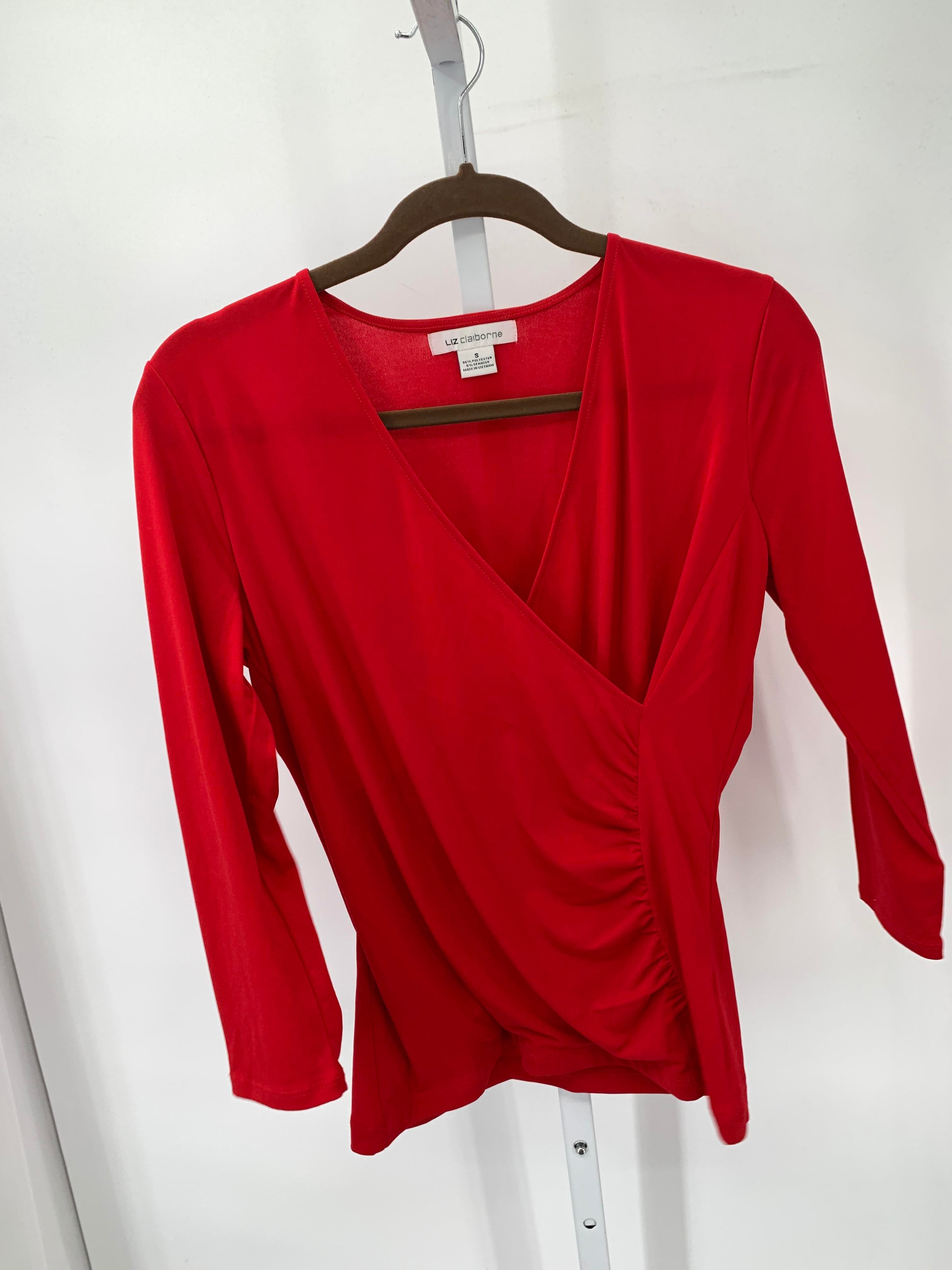 Liz Claiborne Size Small Misses 3/4 Sleeve Shirt