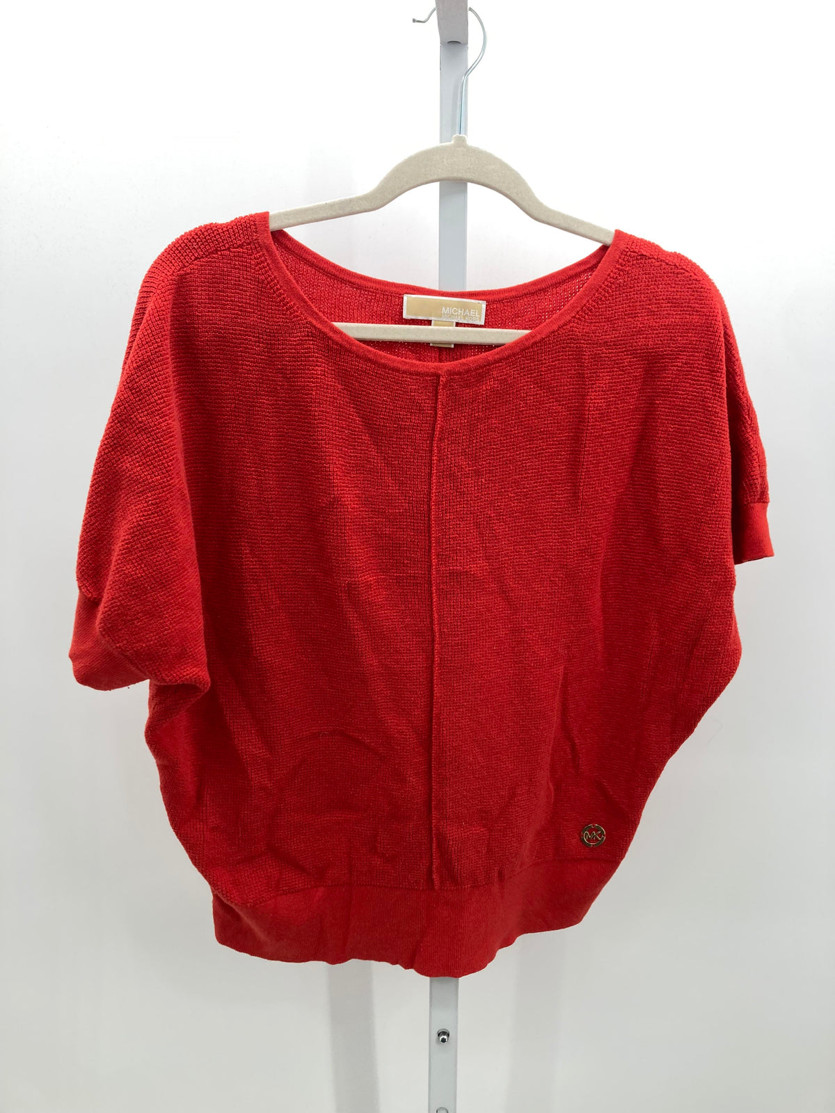 Michael Kors Size Large Misses Short Slv Sweater