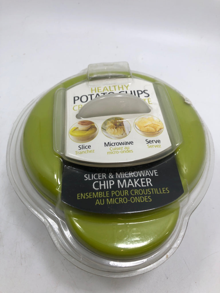 NIP POTATO CHIP MAKER FOR MICROWAVE.