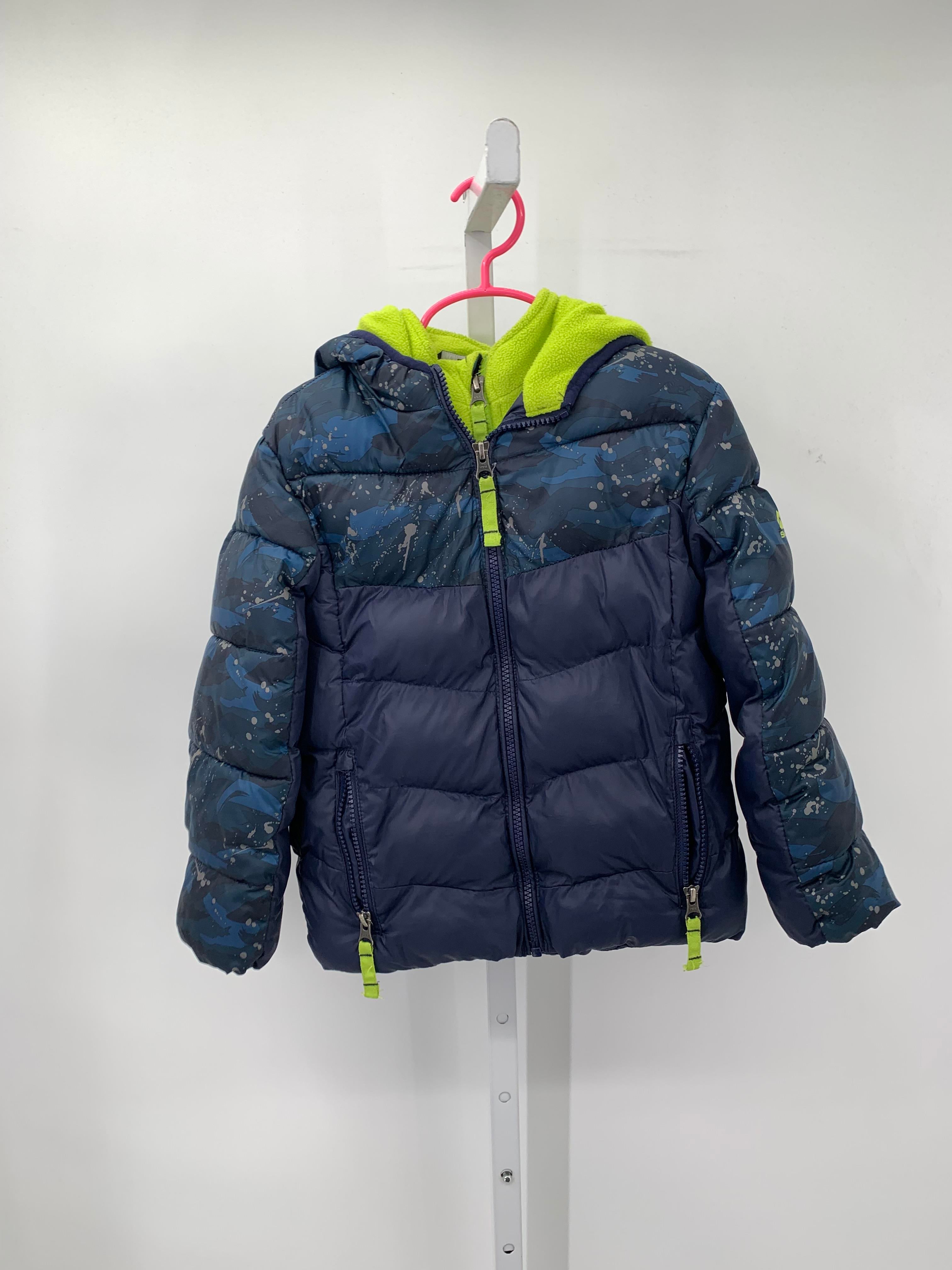GREY SPATTER HOODED 2-IN-1