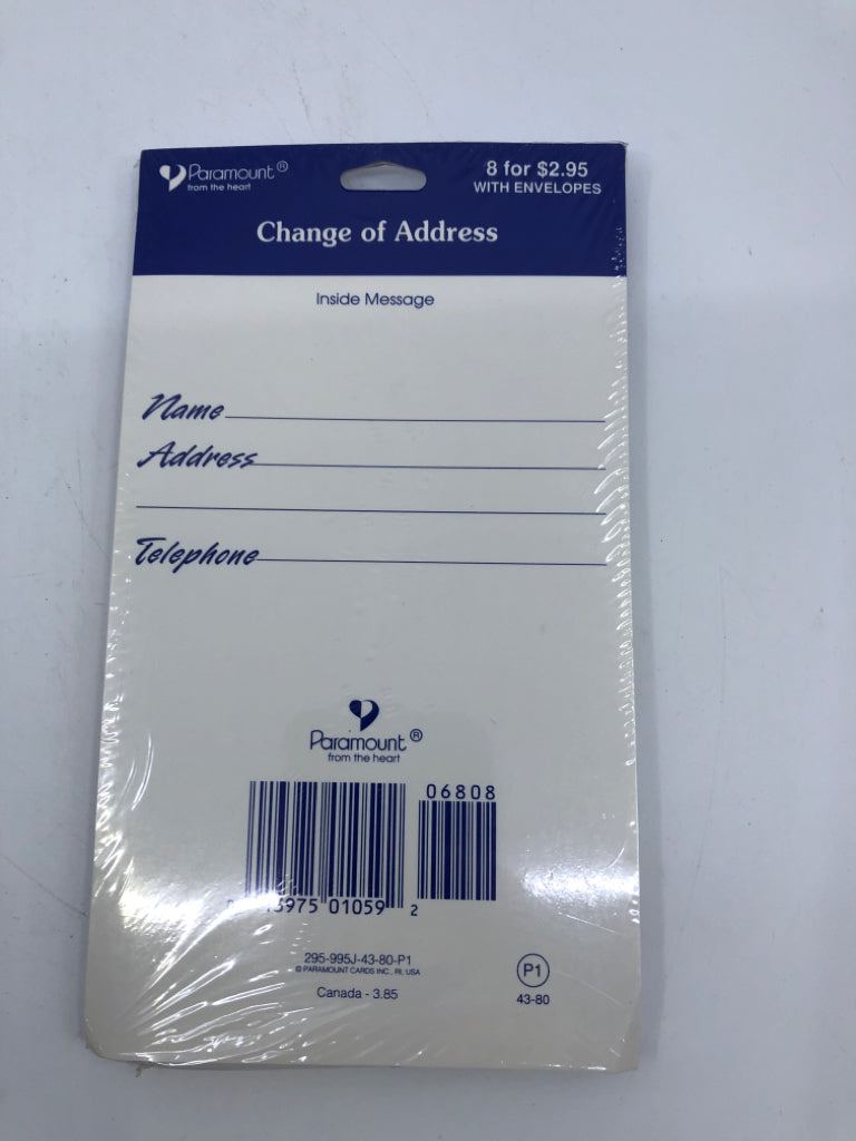NIP CHANGE OF ADDRESS.