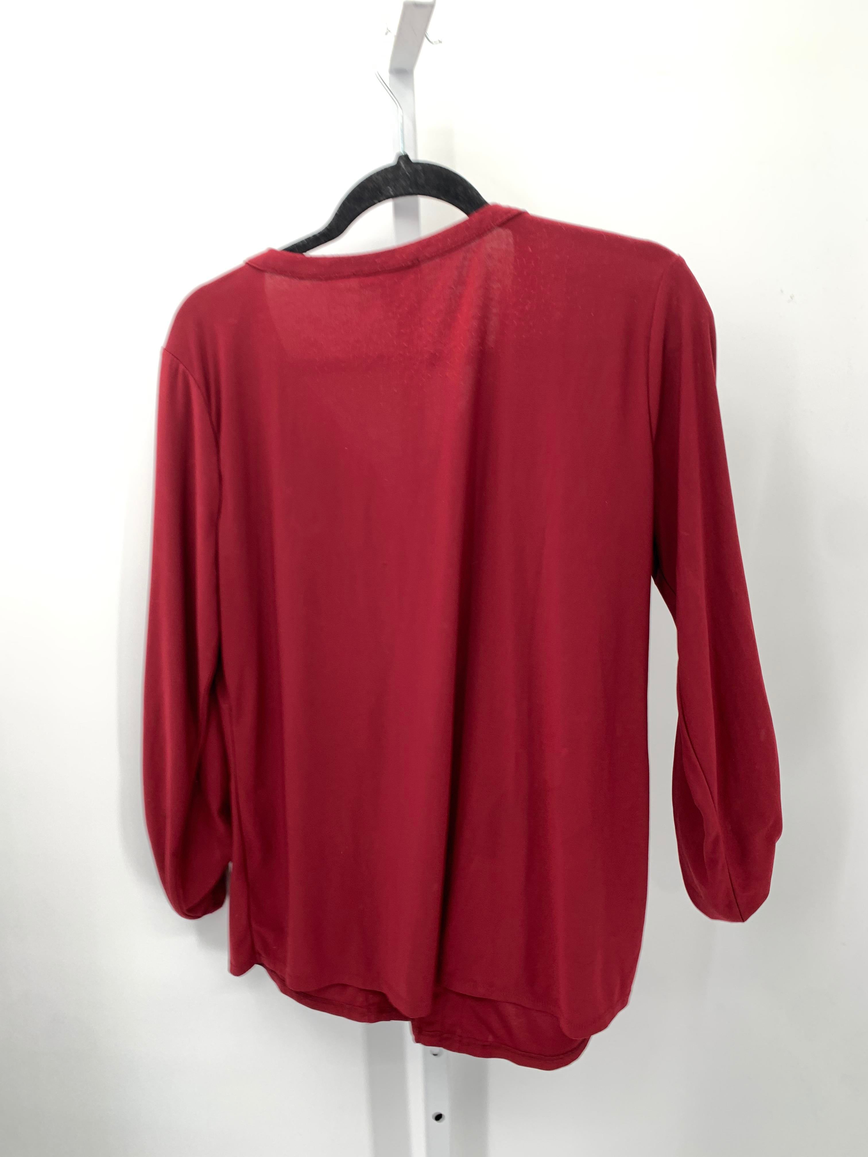 Roz & Ali Size Large Misses 3/4 Sleeve Shirt
