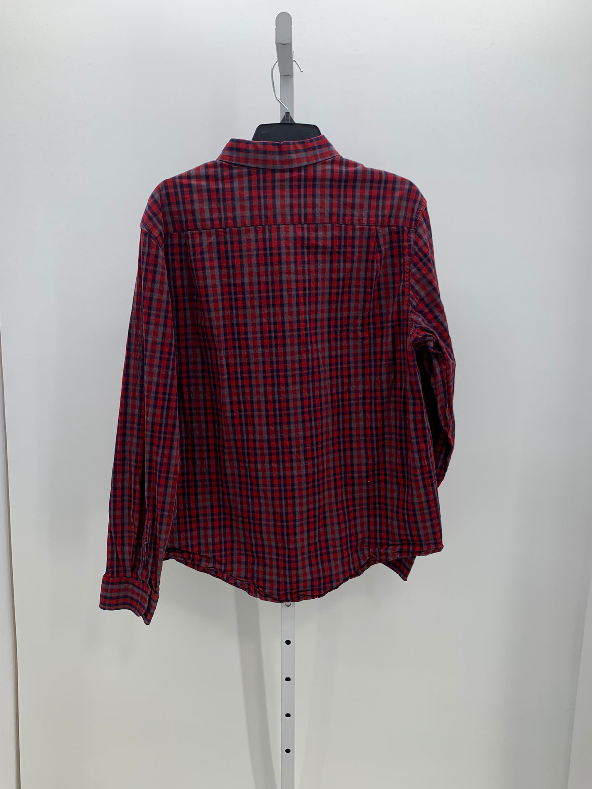 NAVY GREY PLAID