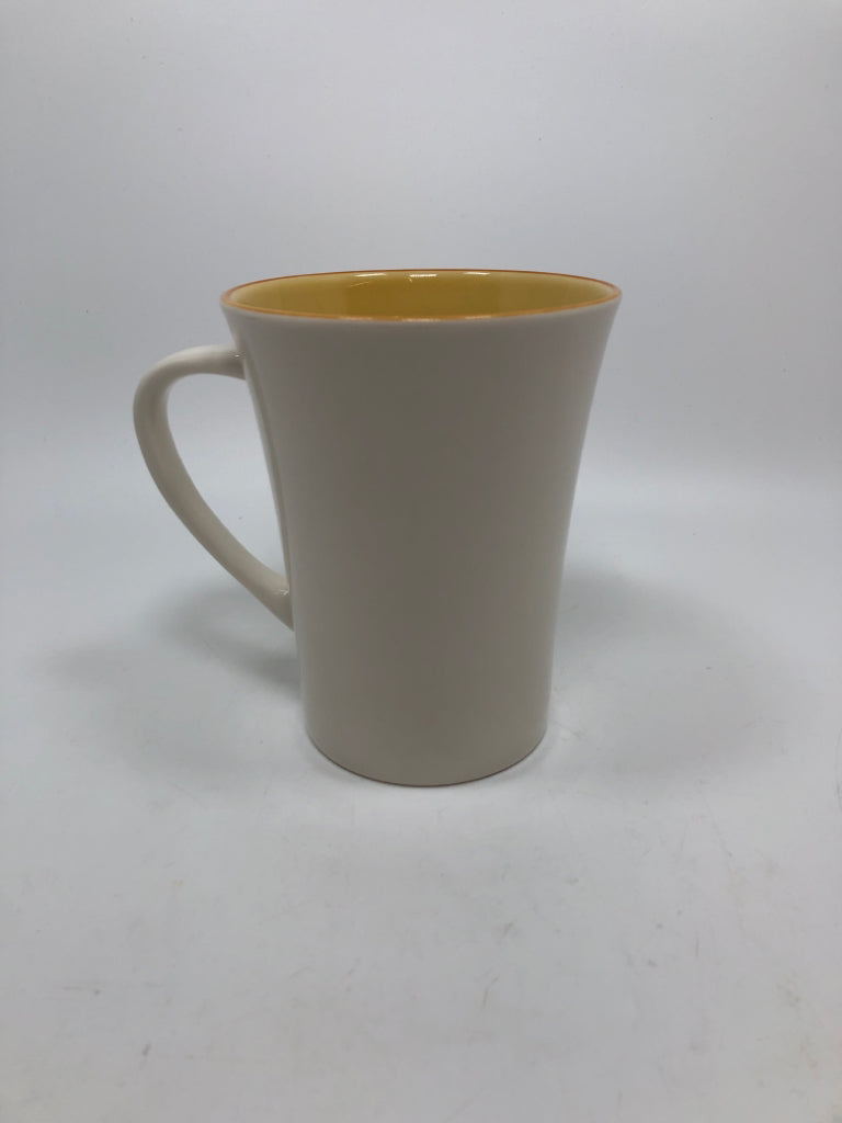 STARBUCKS COFFEE YELLOW COMPANY MUG.