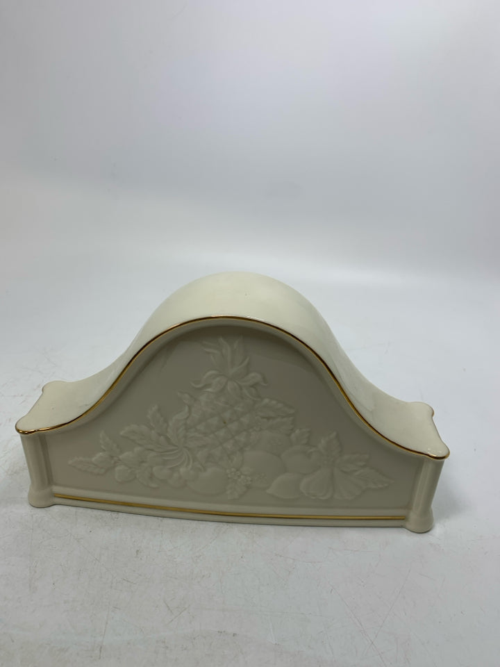 VTG "FRUIT OF LIFE" MANTLE PORCELAIN CLOCK.