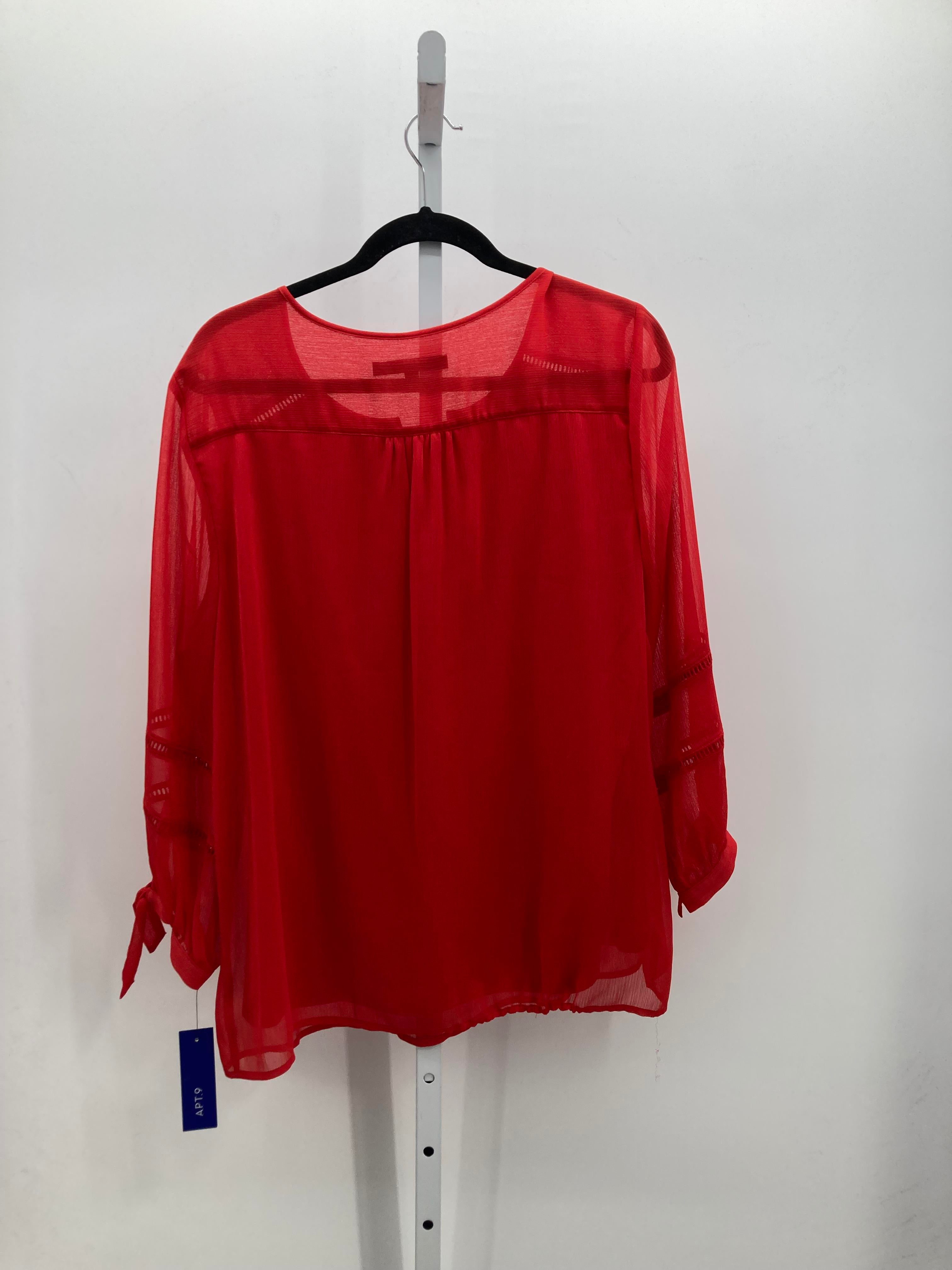 Apt. 9 Size Extra Large Misses 3/4 Sleeve Shirt