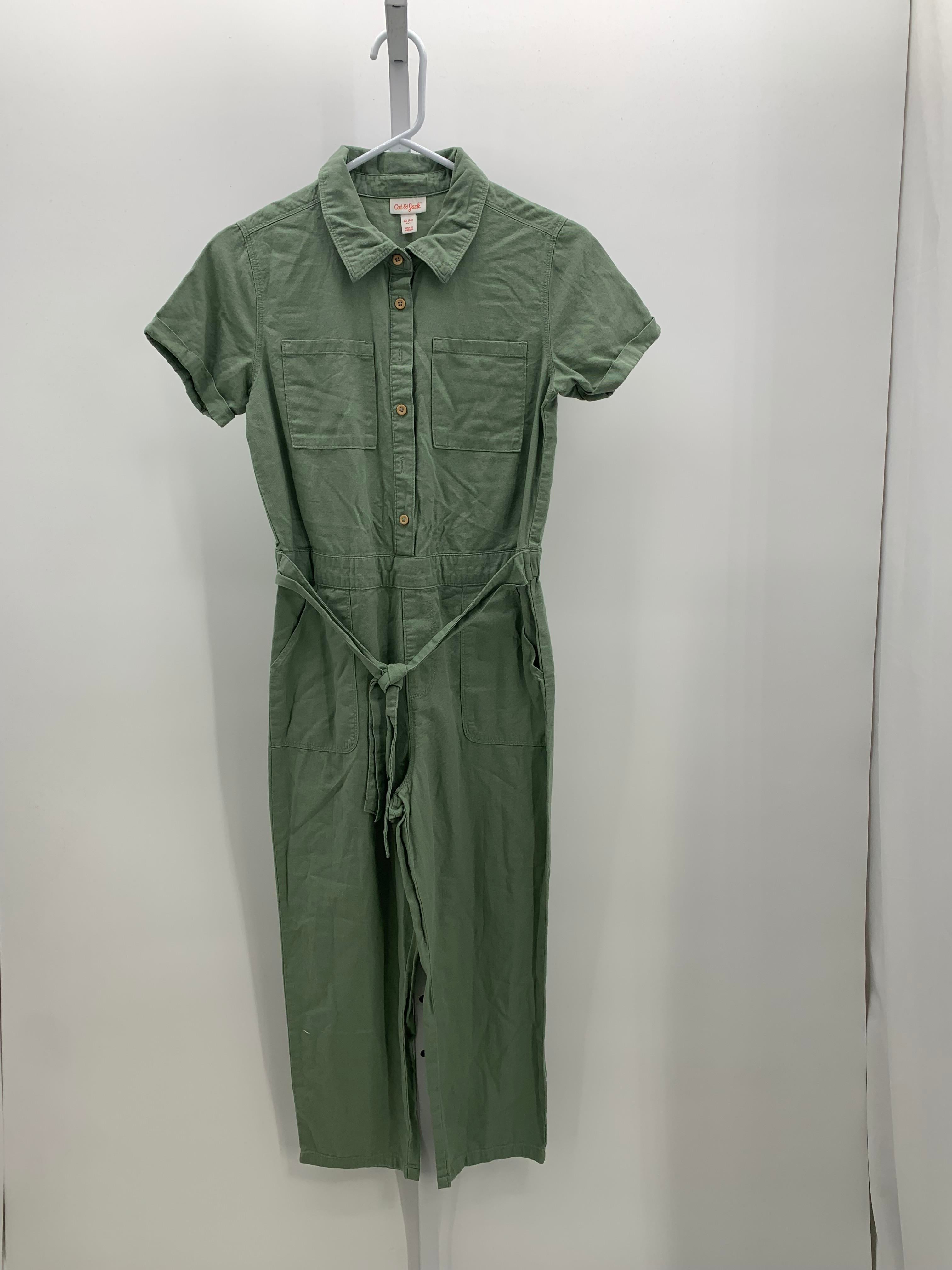 Cat & Jack Size 14 Girls Short Slv. Romper