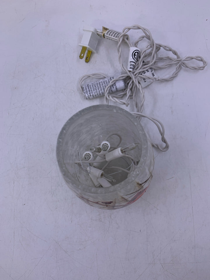 CARDINAL FROSTED GLASS LAMP