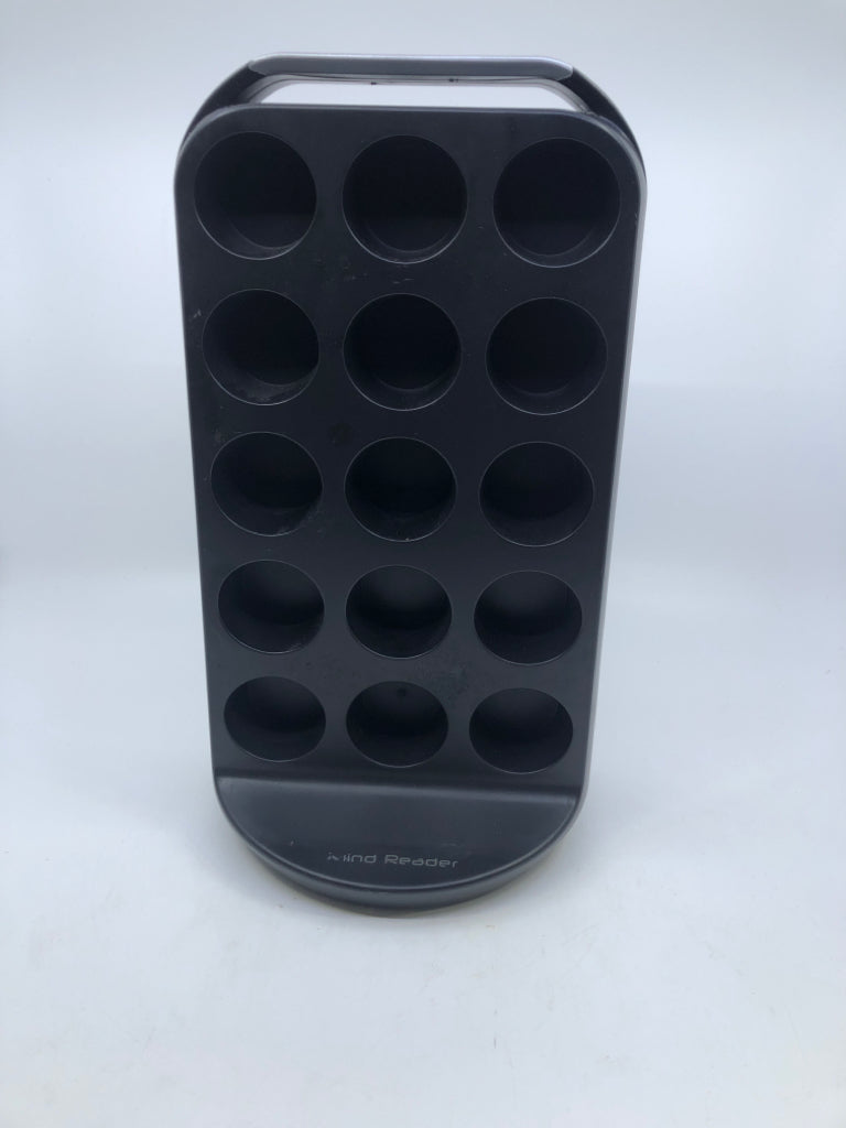 BLACK NESPRESSO POD HOLDER.