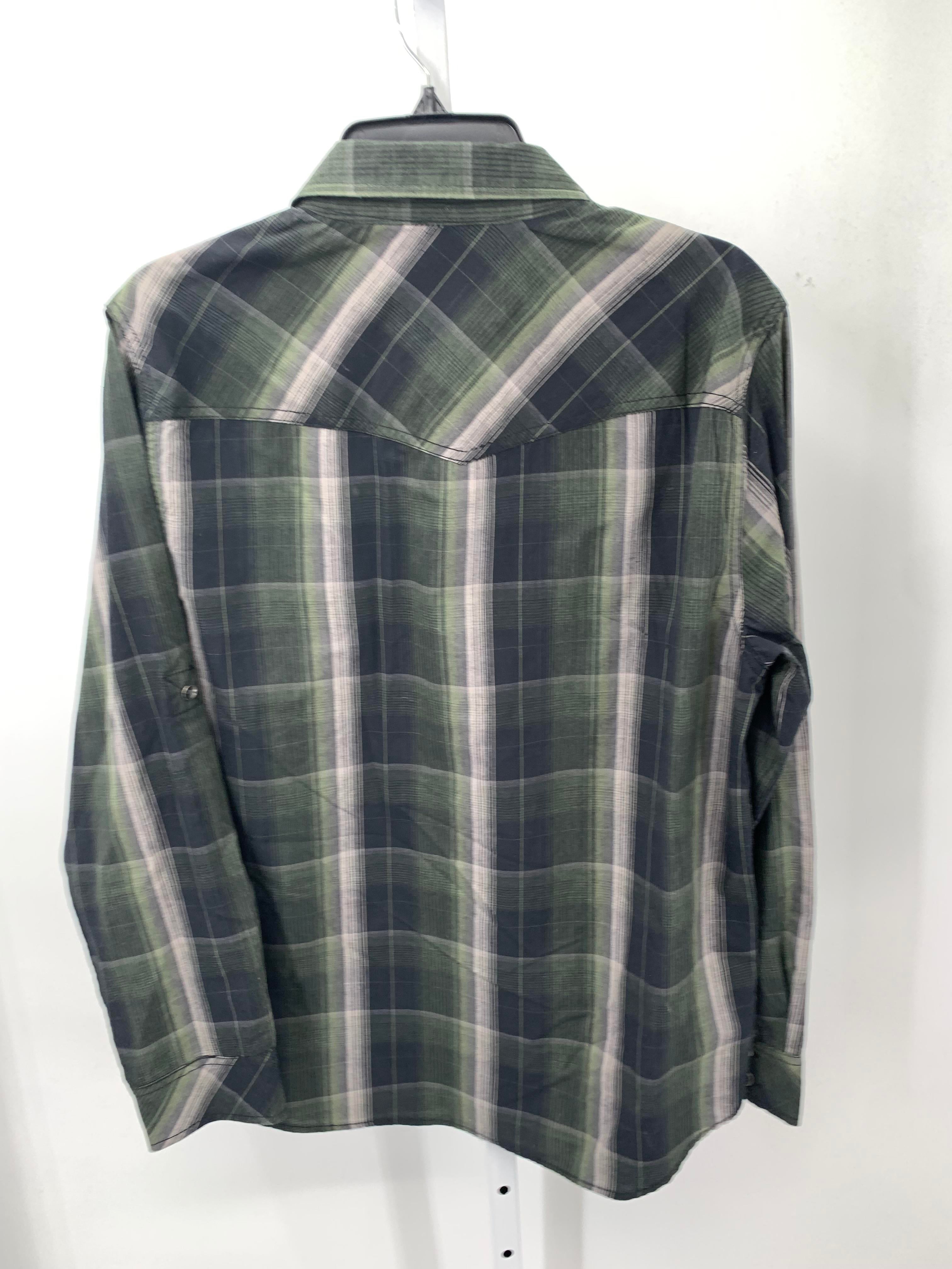 PLAID BTN DOWN