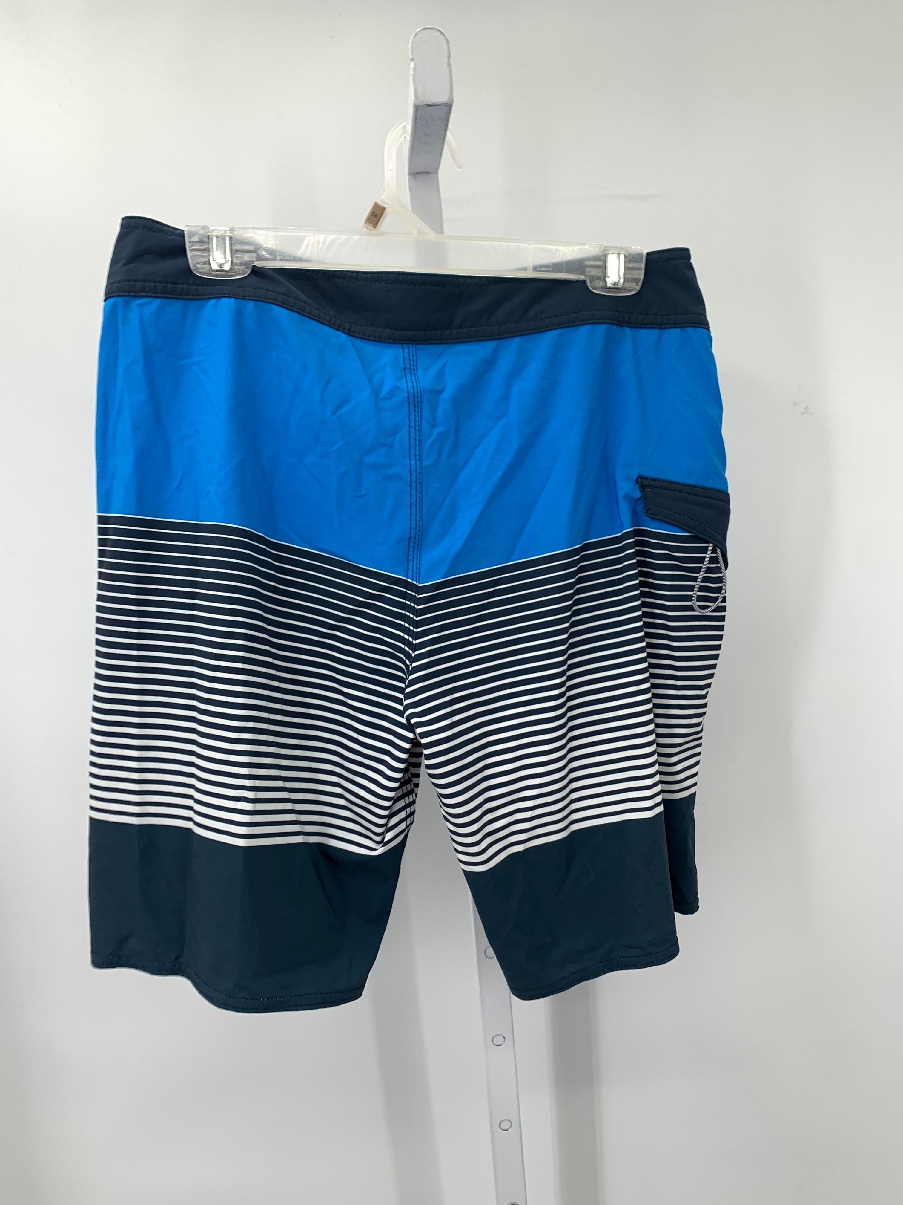 WHITE STRIPES BOARD SHORTS