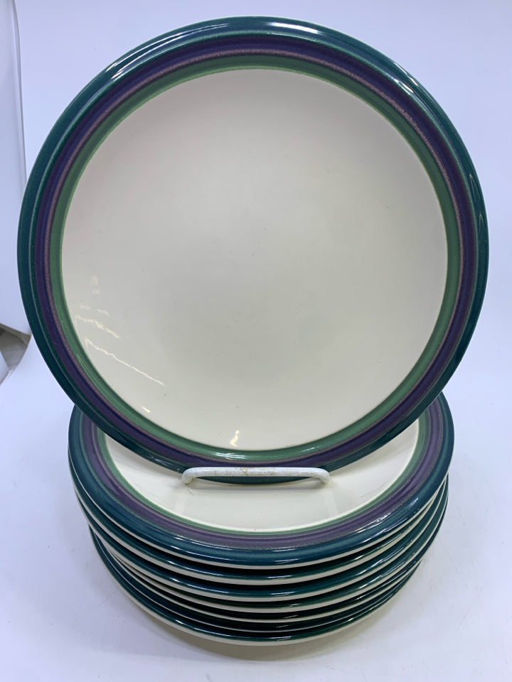 8 DINNER PLATES MOUNTAIN SHADOW PFALTZGRAFF.