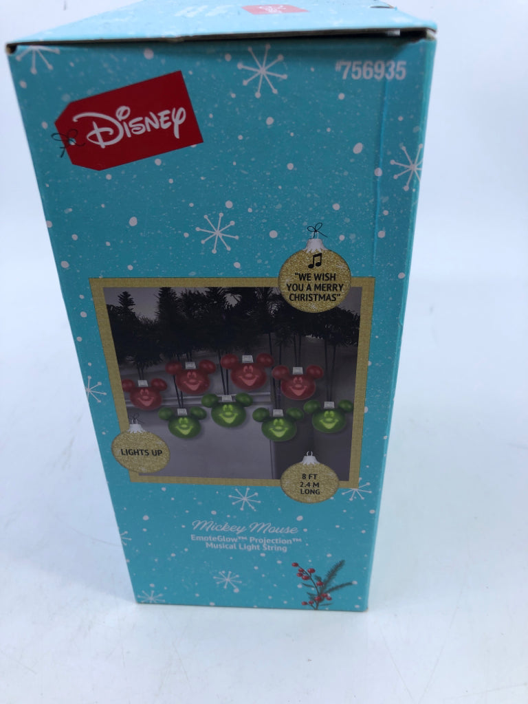 NIB MICKEY MOUSE MUSICAL LIGHT STRING.