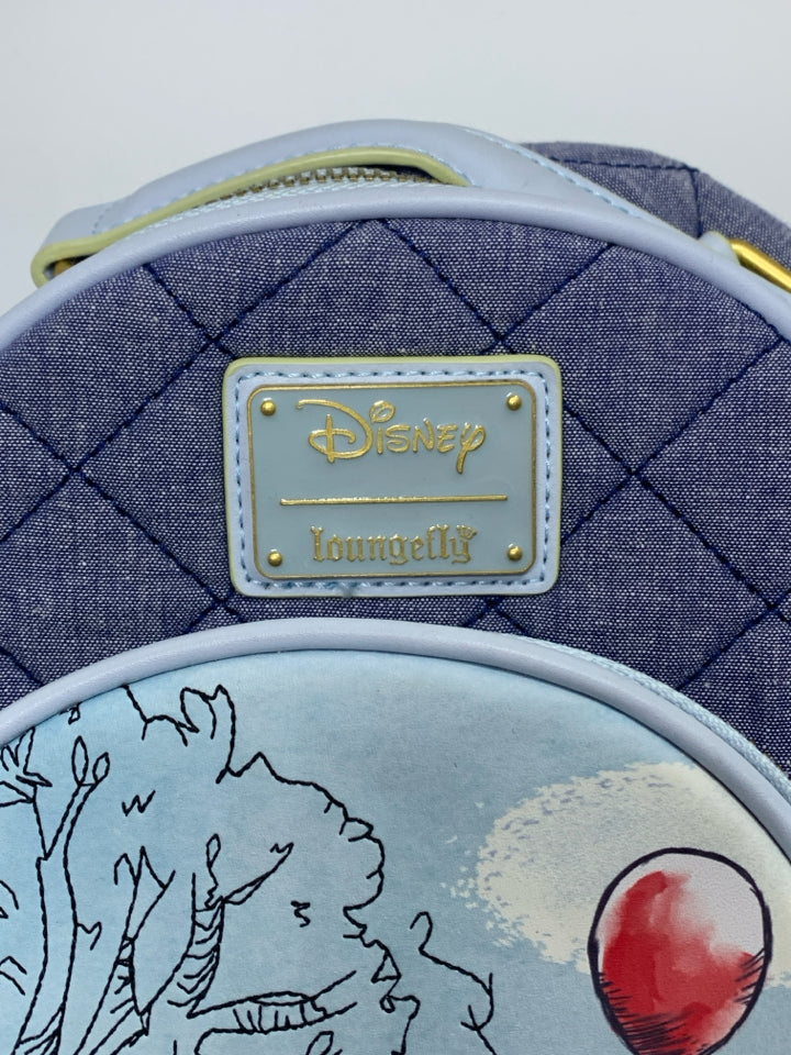 Disney Loungefly Winnie The Pooh Denim Backpack Style Purse