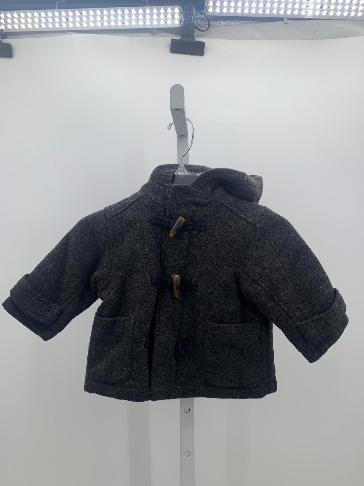 HOODED ZIP UP WOOL BLEND