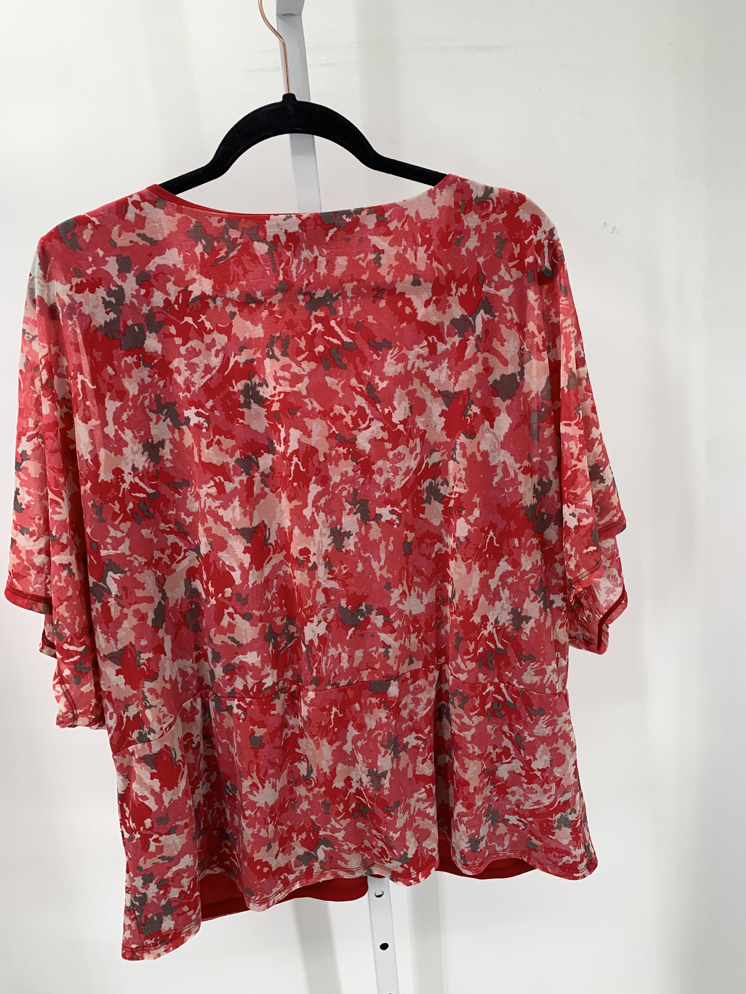 Dana Buchman Size 2X Womens Short Sleeve Shirt
