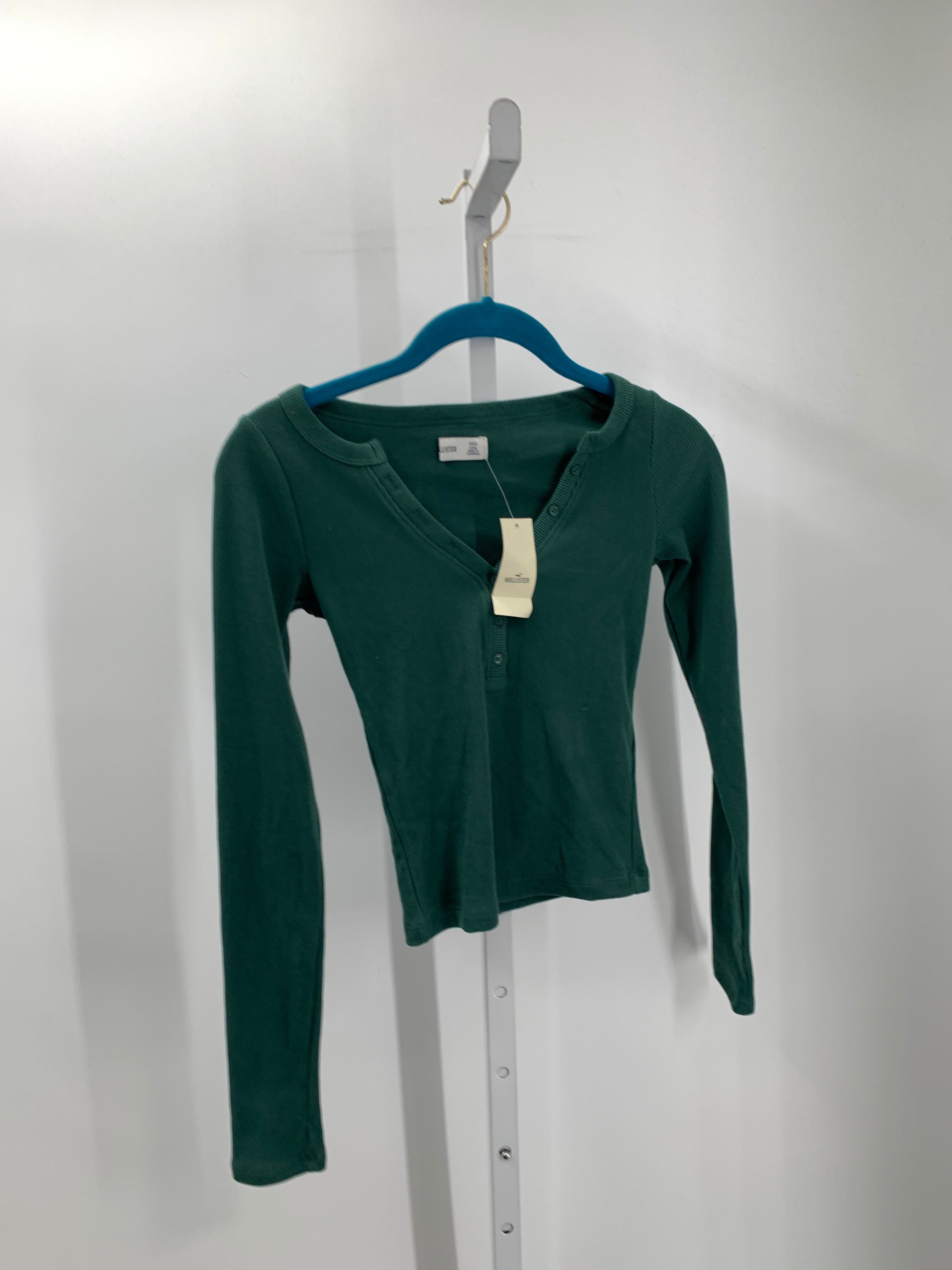 Hollister Size XXS Juniors Long Sleeve Shirt